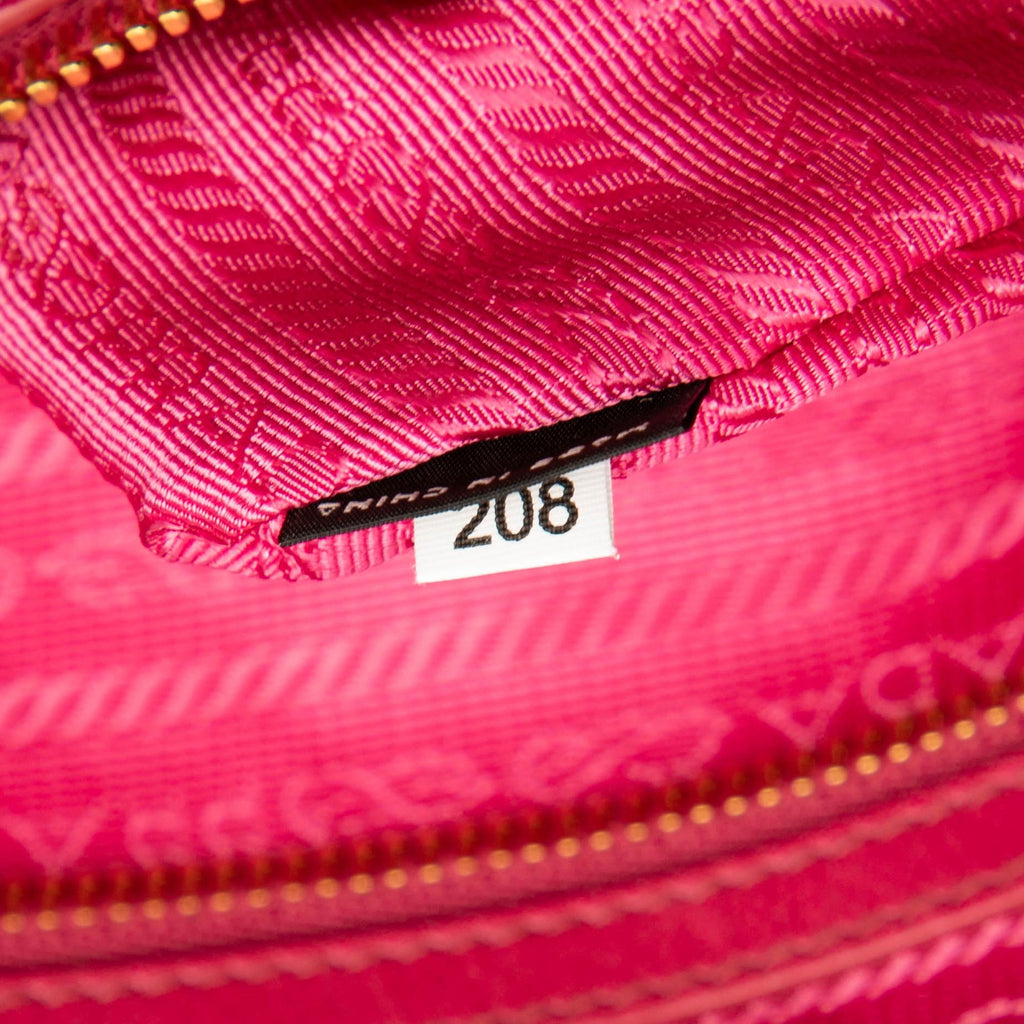Prada Vitello Shine Bauletto Satchel