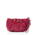Prada Vitello Shine Bow Wristlet