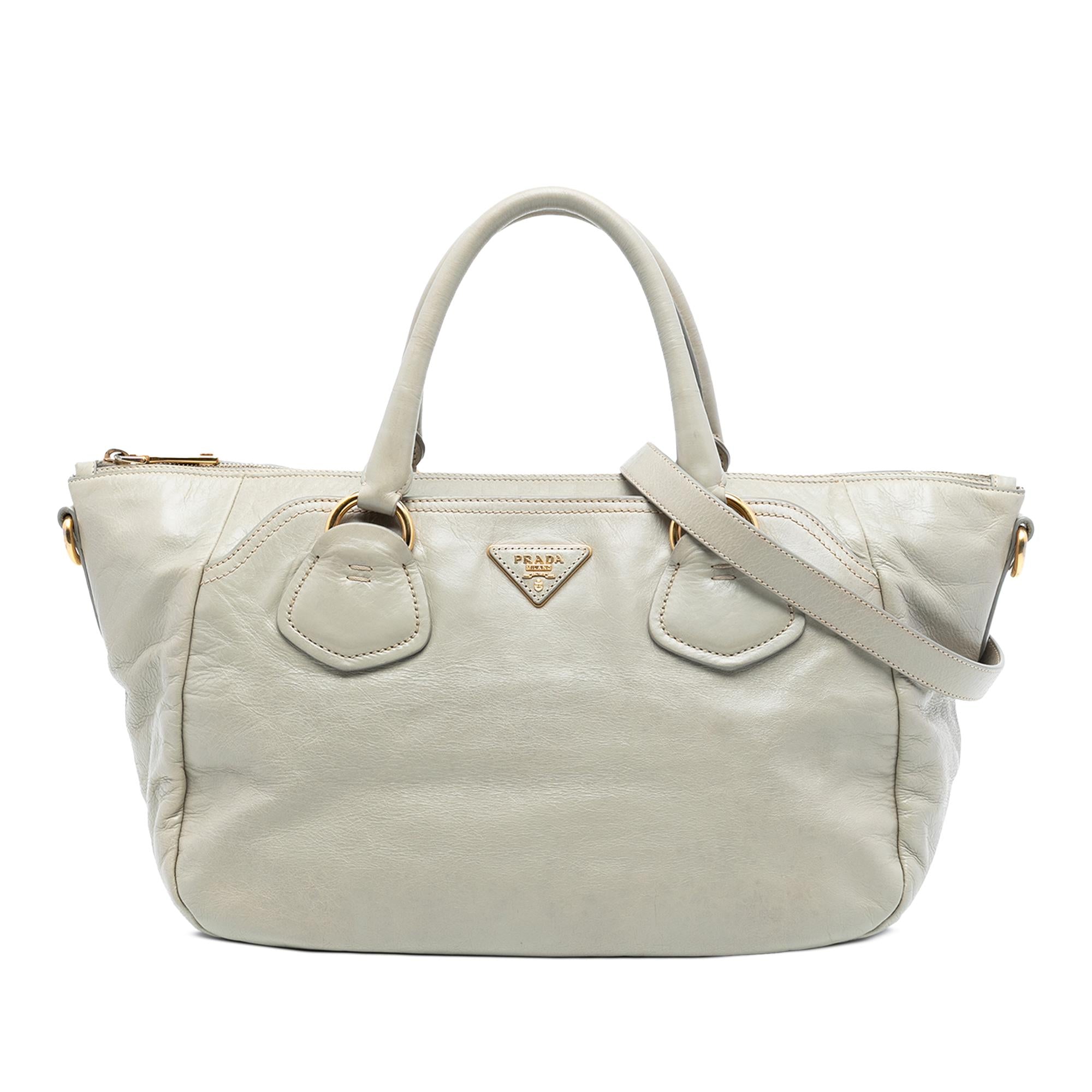 Prada Vitello Shine Satchel