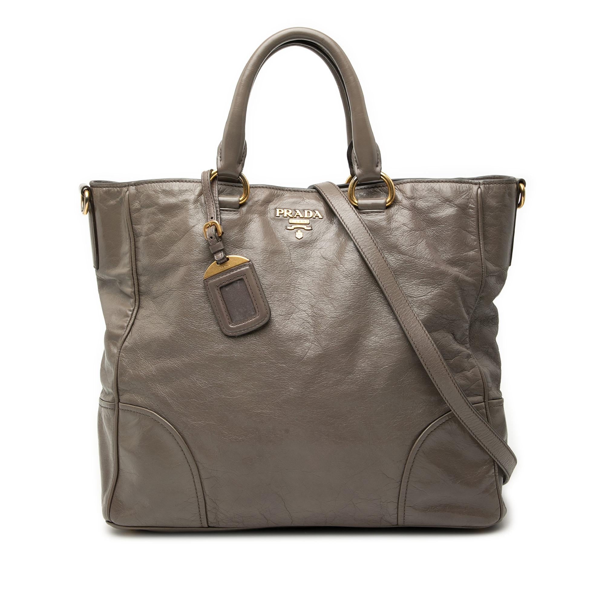 Prada Vitello Shine Satchel
