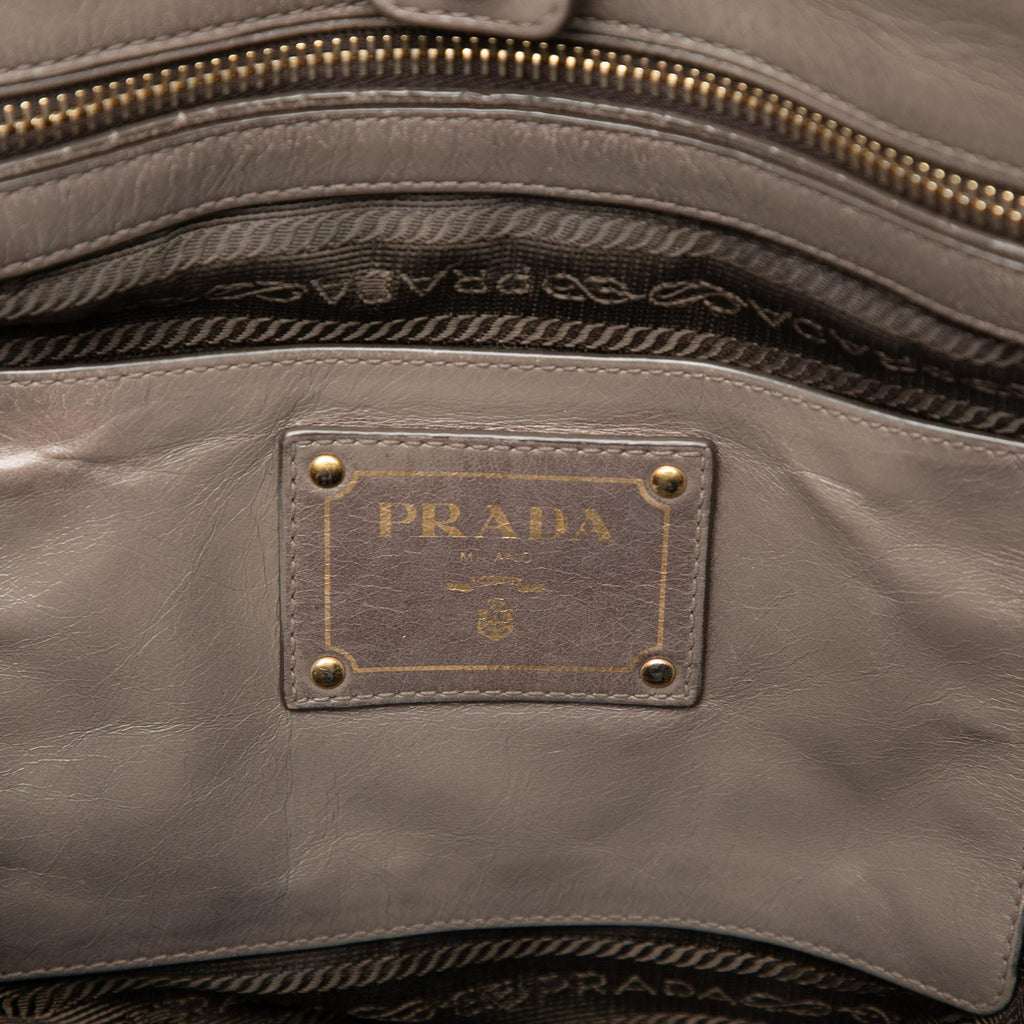 Prada Vitello Shine Satchel