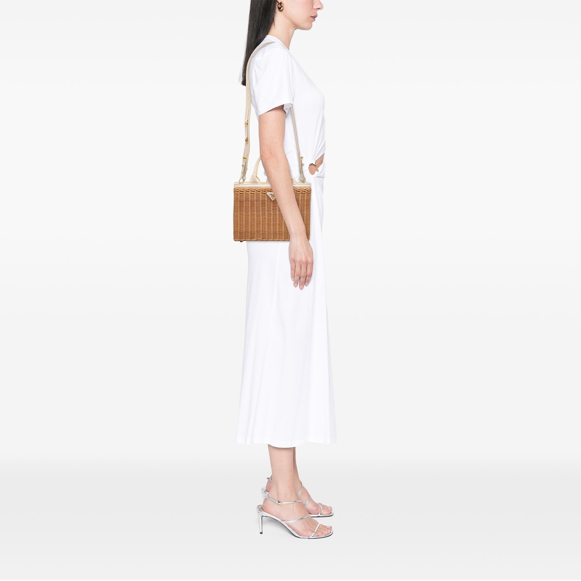 Prada Wicker Satchel
