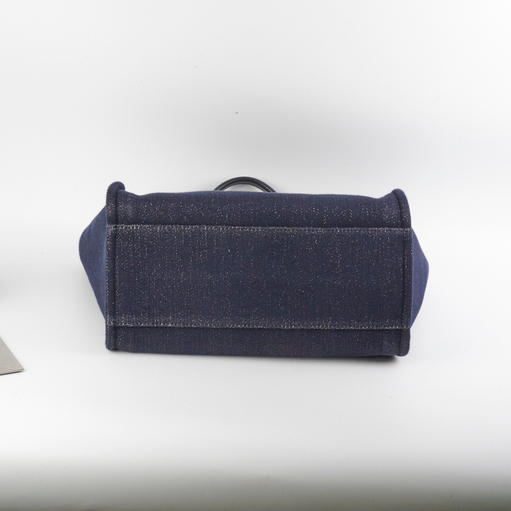 Chanel Deauville Tote Navy/Gold