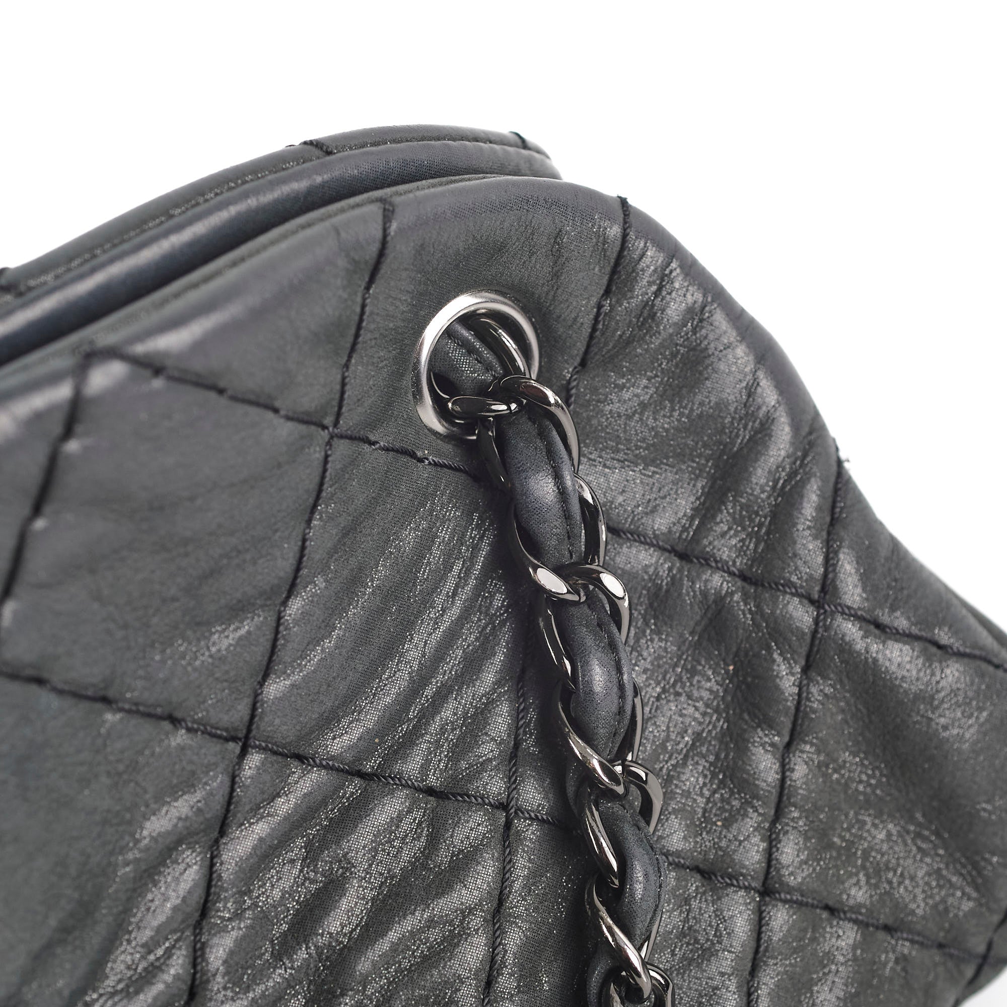 Chanel Mademoiselle Bowling Black Shoulder Bag