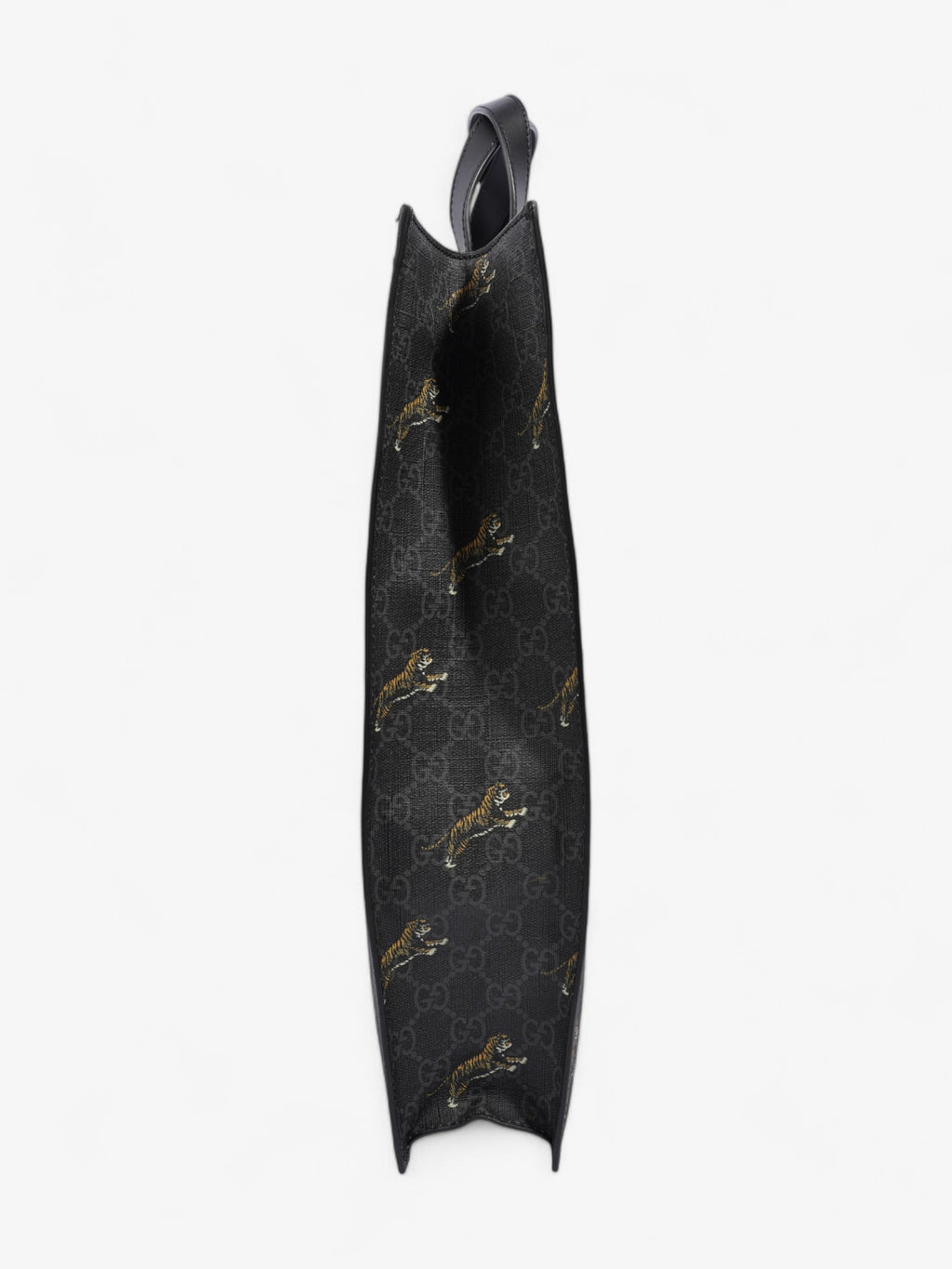 Gucci Bestiary Tote in Tiger Black Coated Canvas