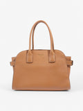 Prada Leather Tote Bag Brown Leather
