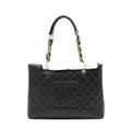 Chanel Grand Shopping Tote Black Cavier