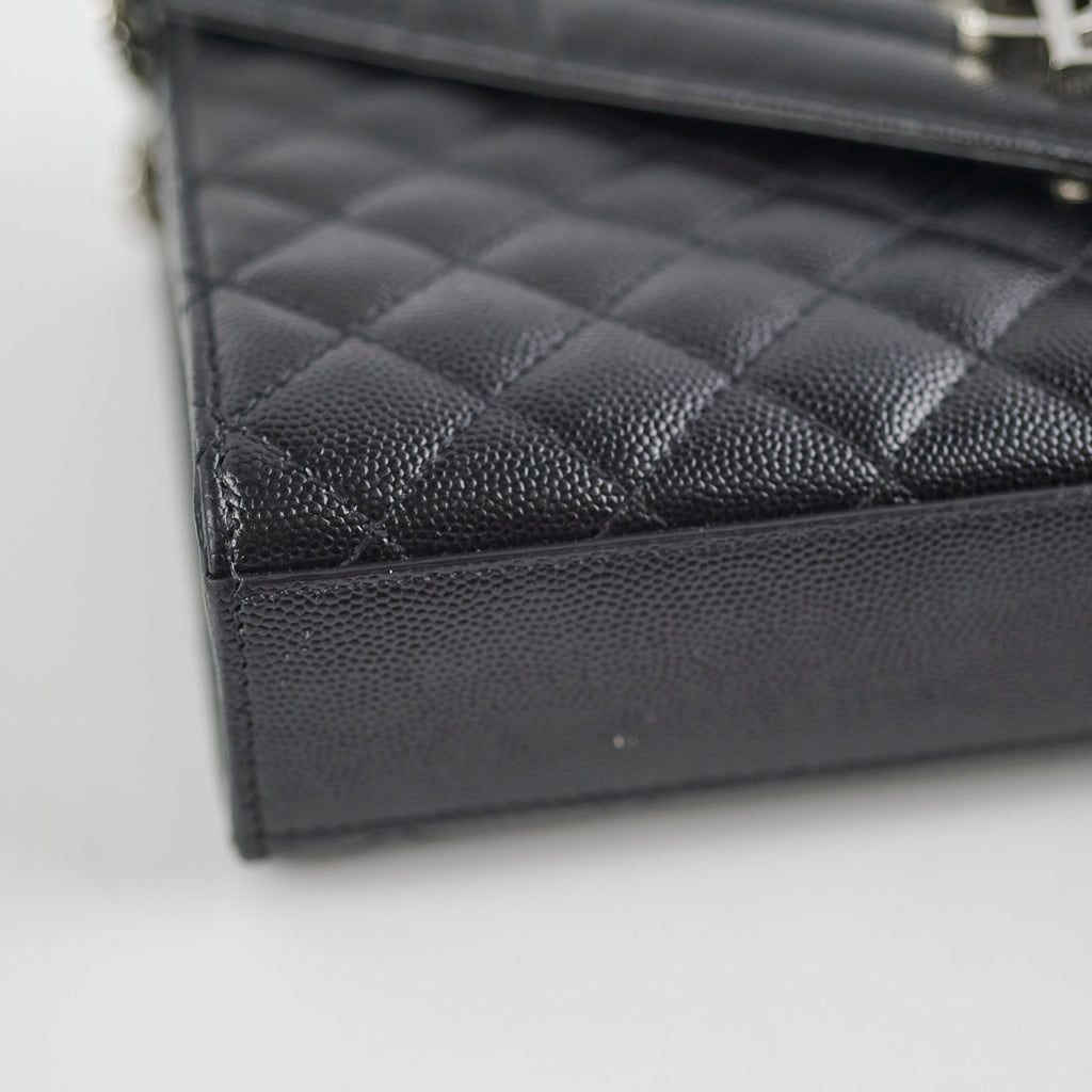 Saint Laurent Envelope Black Shoulder Bag