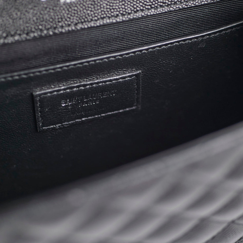 Saint Laurent Envelope Black Shoulder Bag