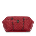 Chanel Quilted Shopper Tote