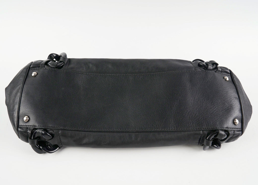 Chanel Resin Modern Chain Tote Black