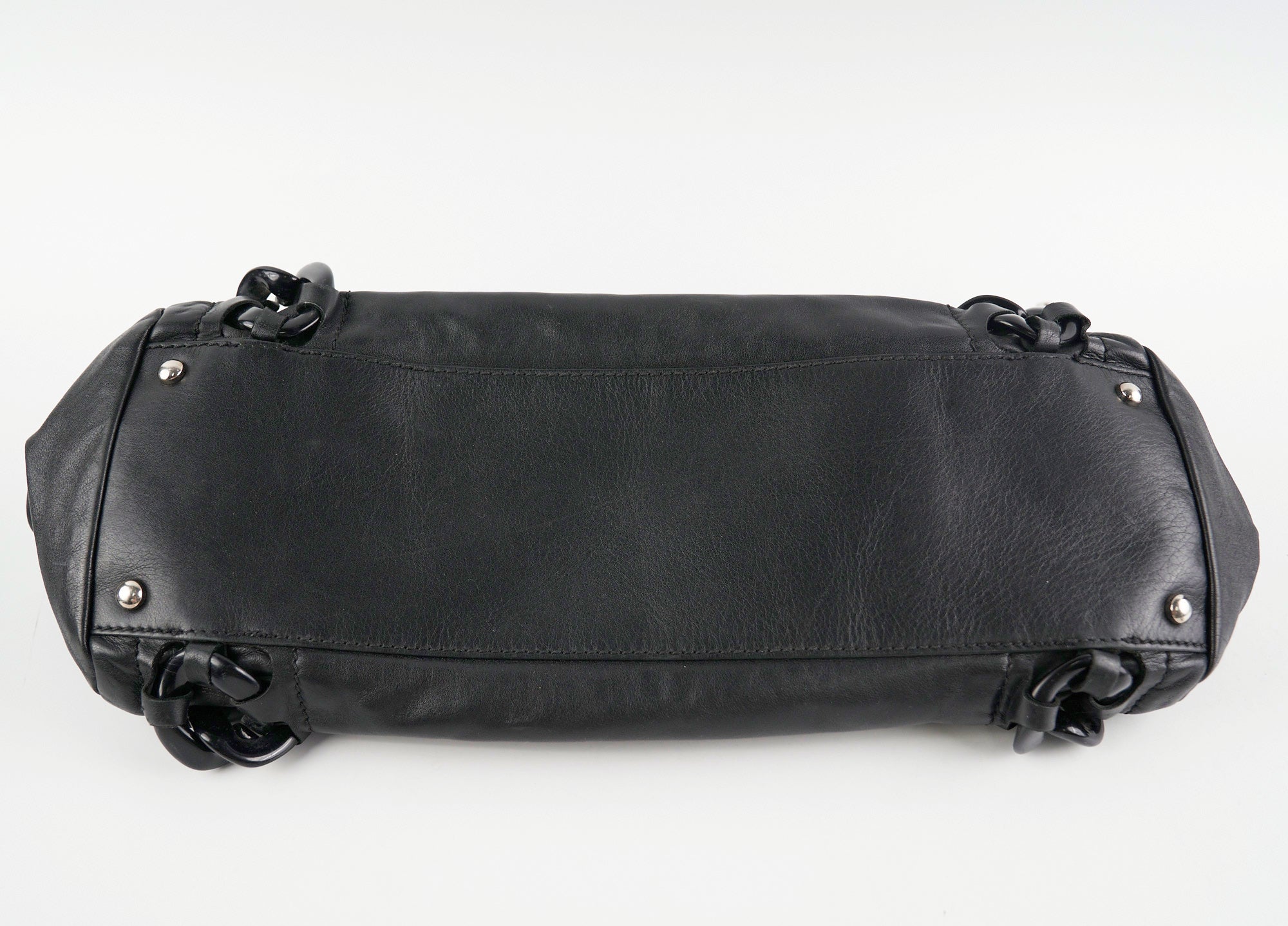 Chanel Resin Modern Chain Tote Black