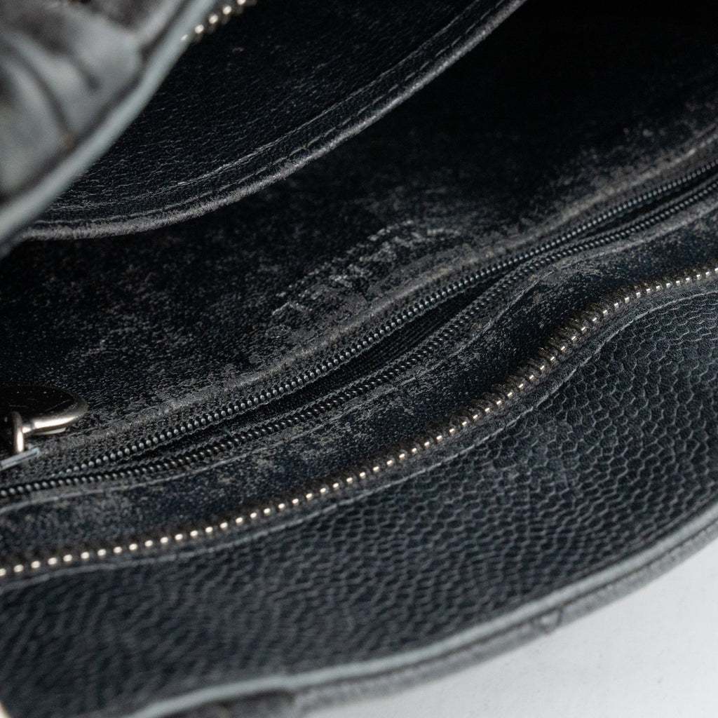 Chanel Medallion Caviar Tote Black