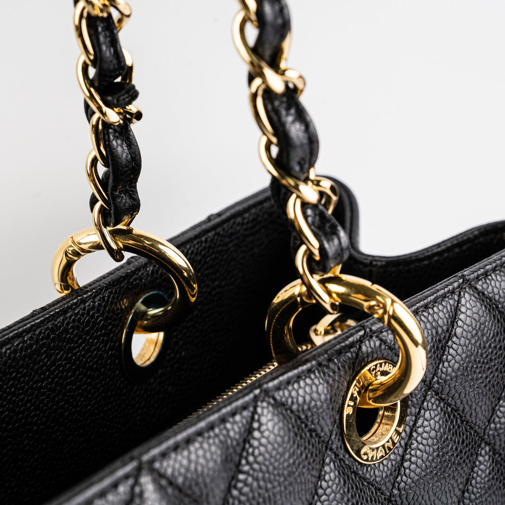 Chanel Grand Shopping Tote GST Caviar Black