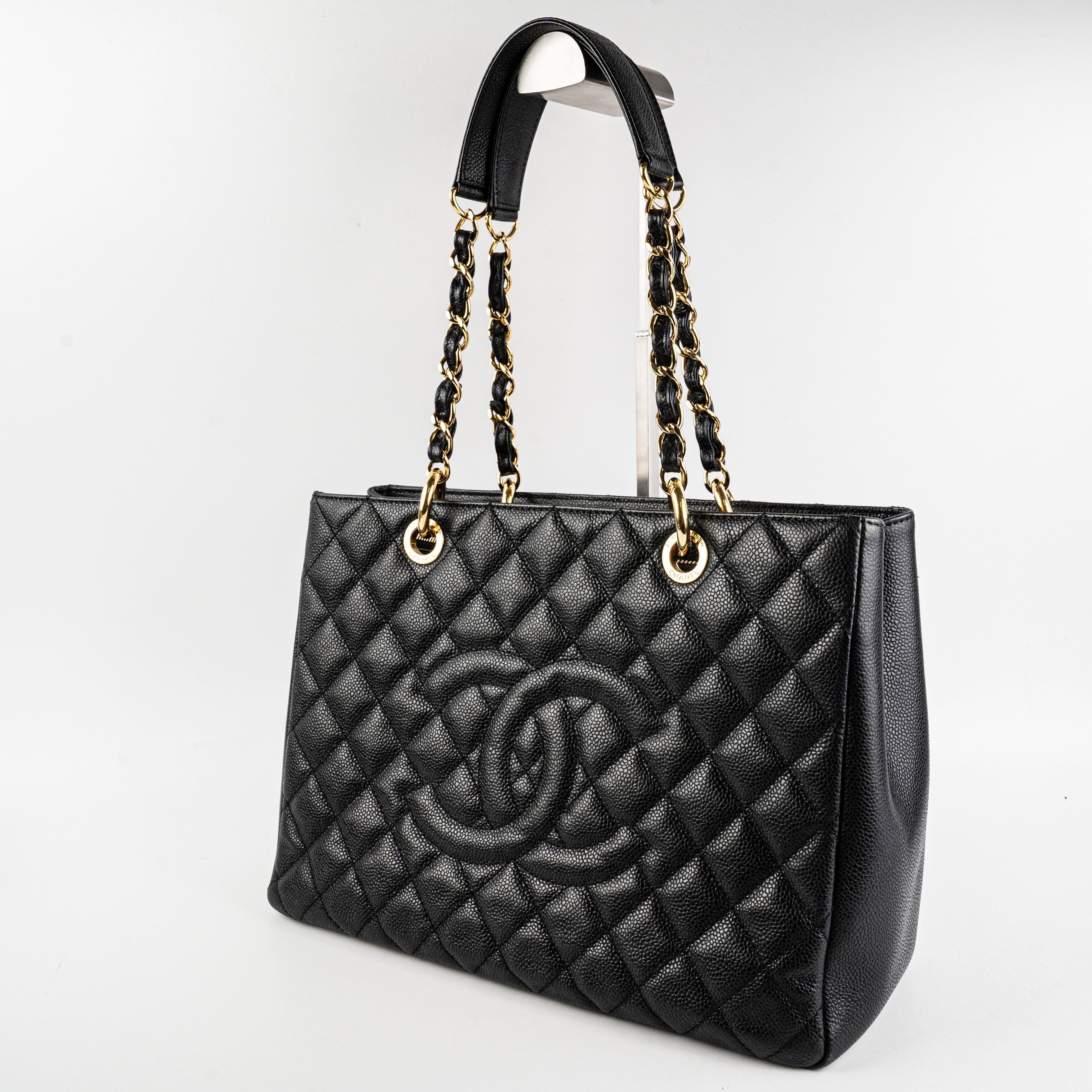 Chanel Grand Shopping Tote GST Caviar Black