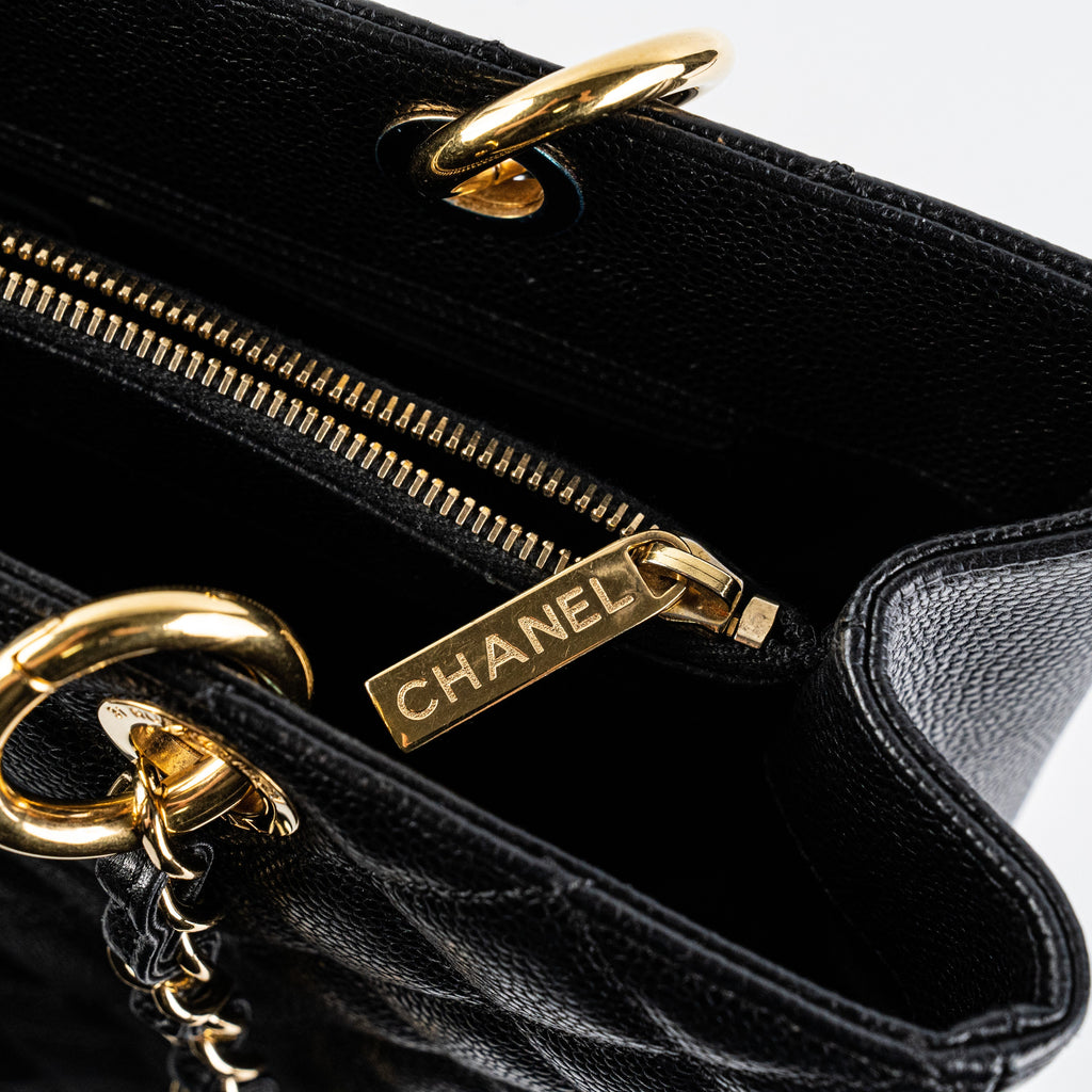 Chanel Grand Shopping Tote GST Caviar Black