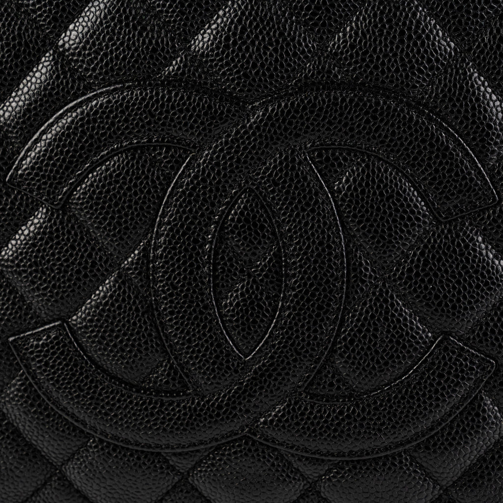 Chanel Caviar Granded Shopping Tote Black