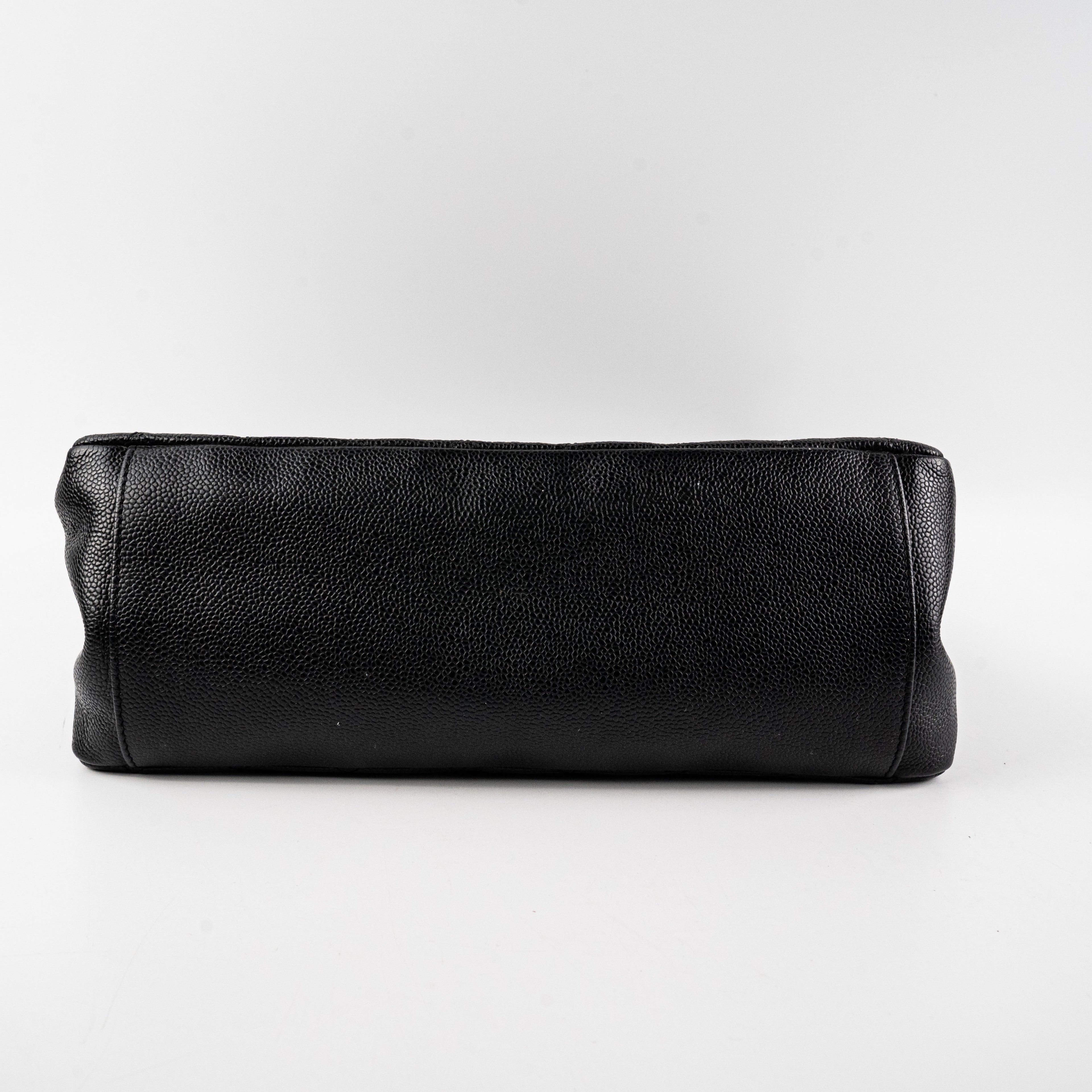 Chanel Caviar Granded Shopping Tote Black