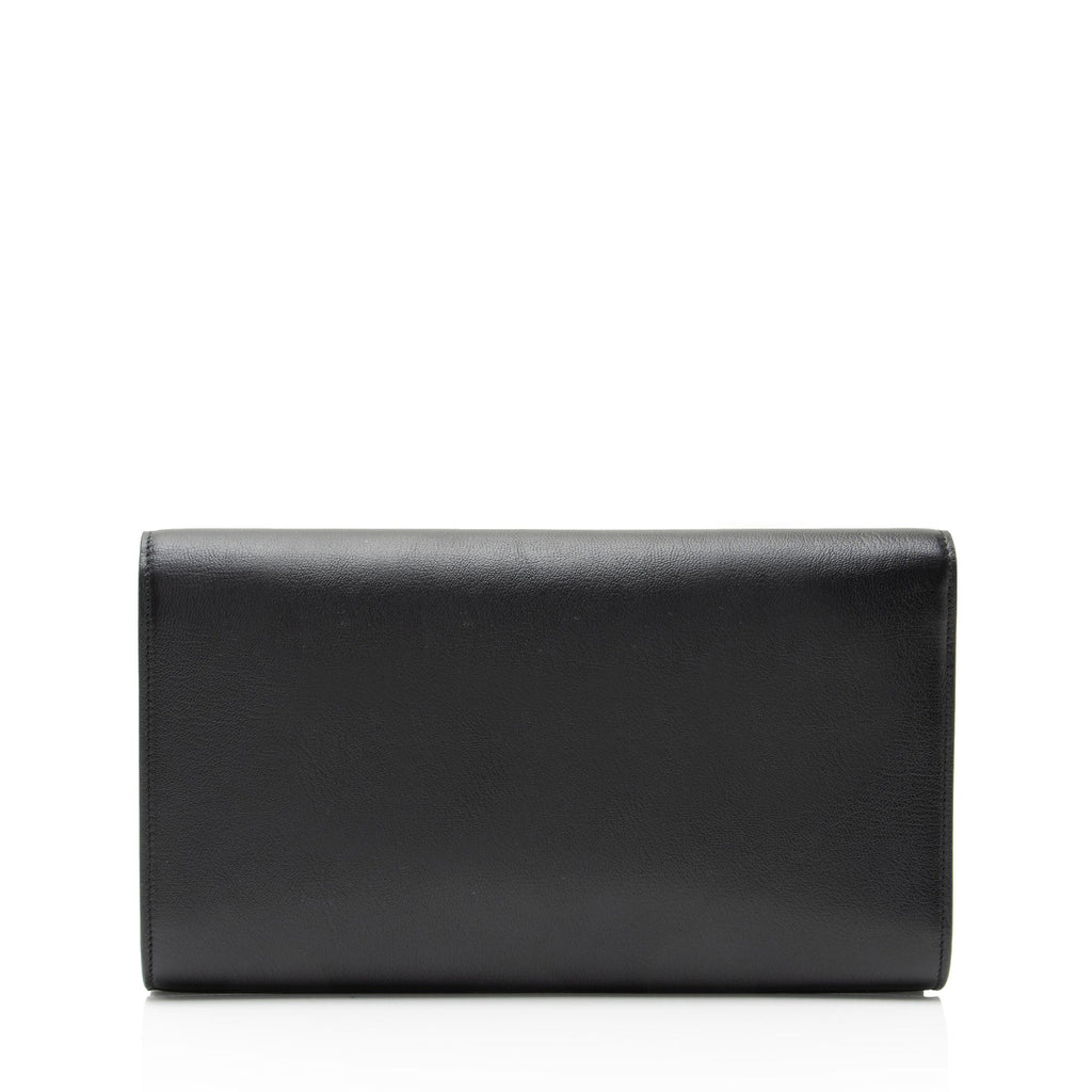 Saint Laurent Calfskin Belle de Jour Clutch