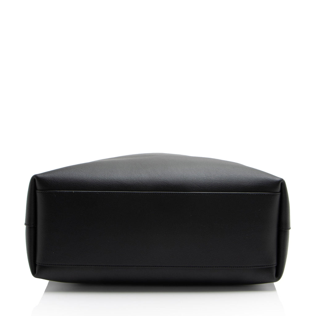 Saint Laurent Calfskin Bold Shopping Tote