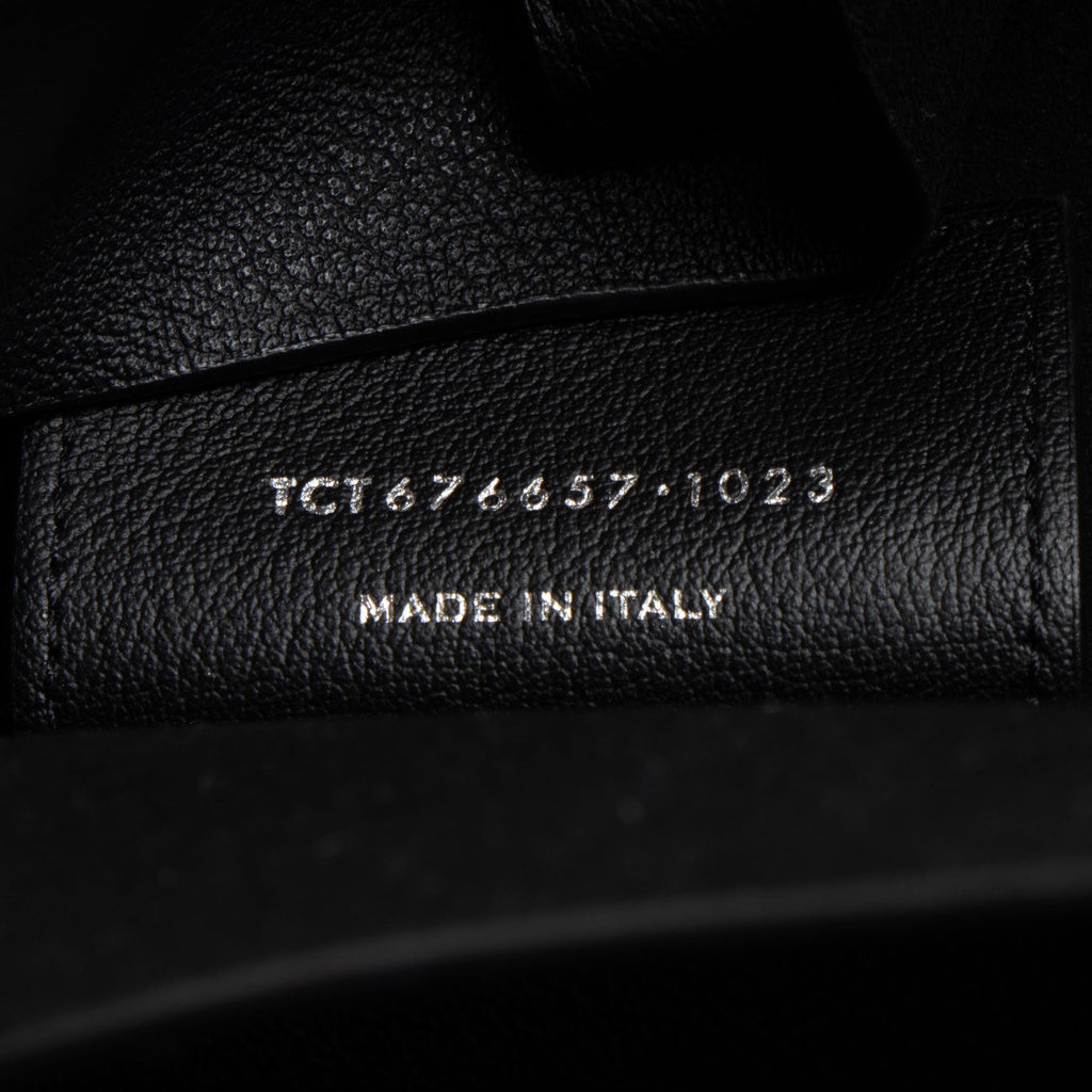 Saint Laurent Calfskin Bold Shopping Tote