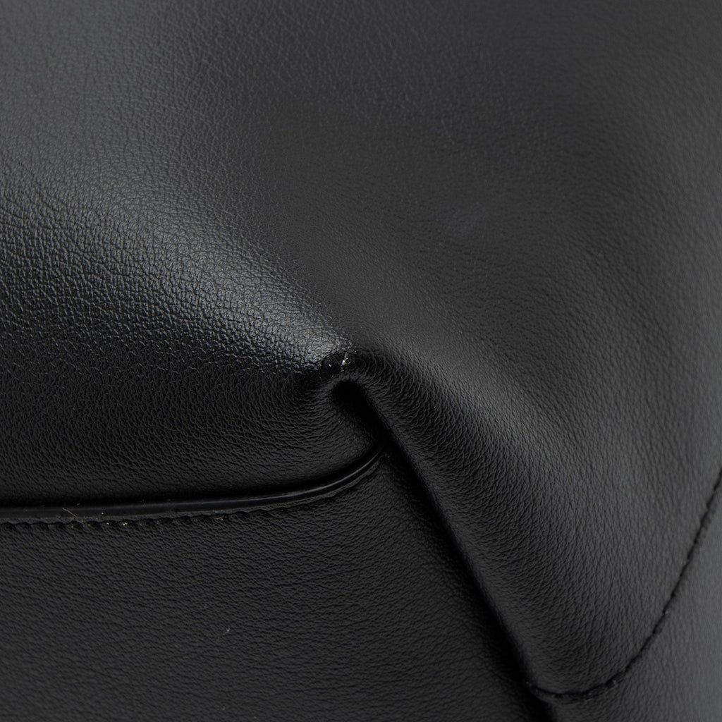Saint Laurent Calfskin Bold Shopping Tote