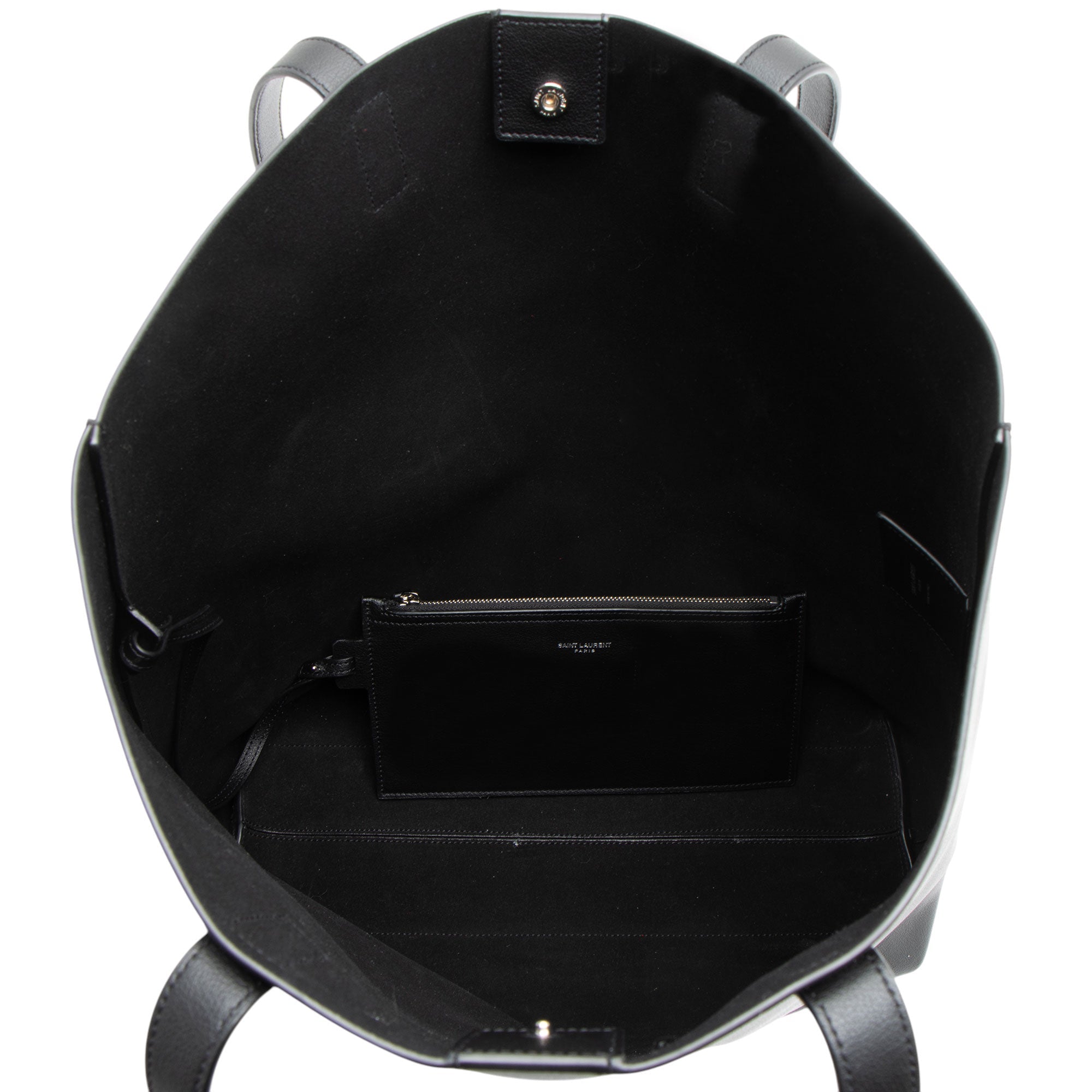 Saint Laurent Calfskin Bold Shopping Tote