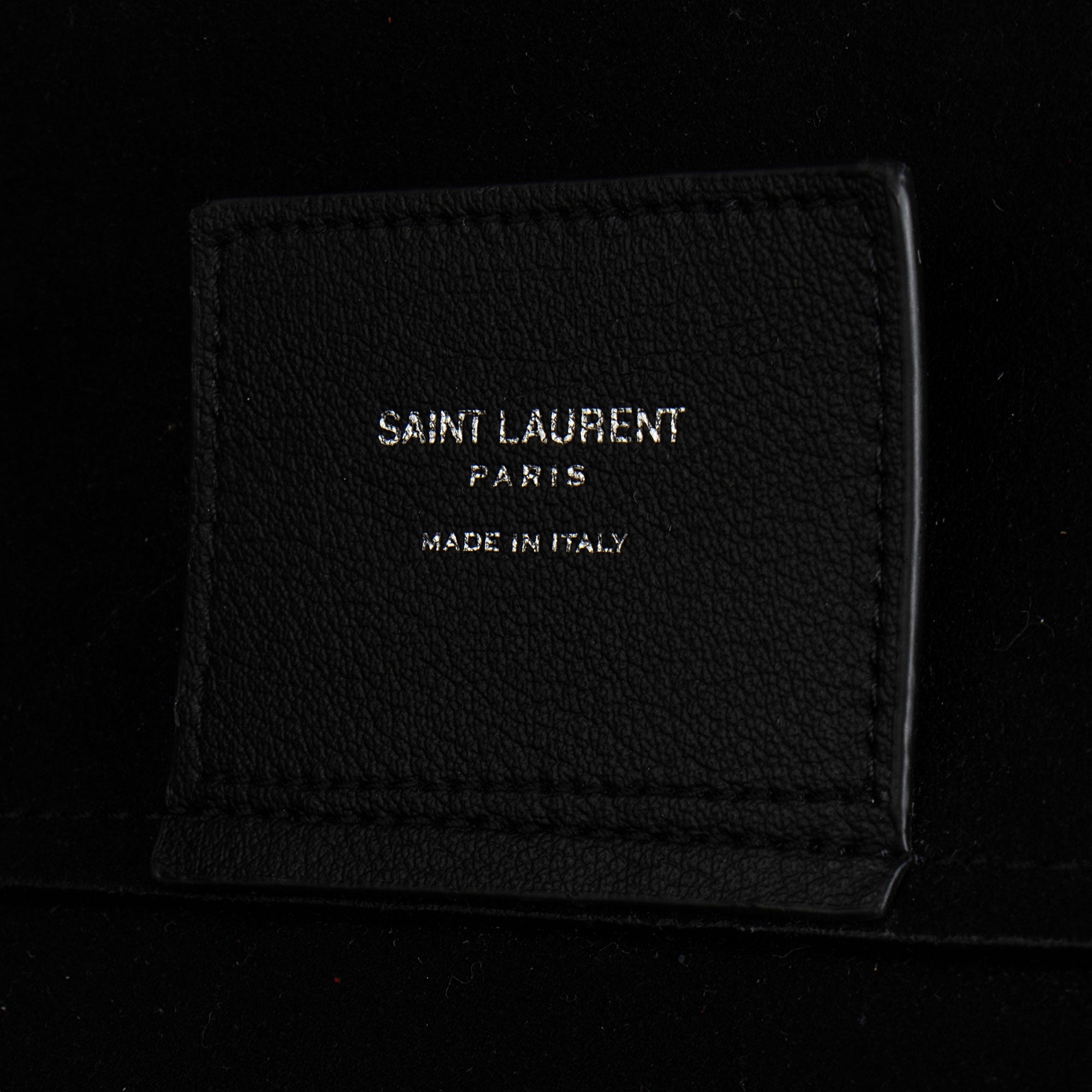 Saint Laurent Calfskin Bold Shopping Tote