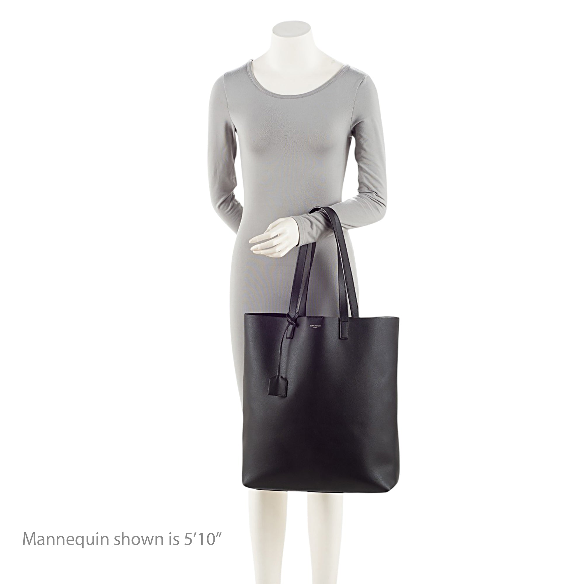 Saint Laurent Calfskin Bold Shopping Tote