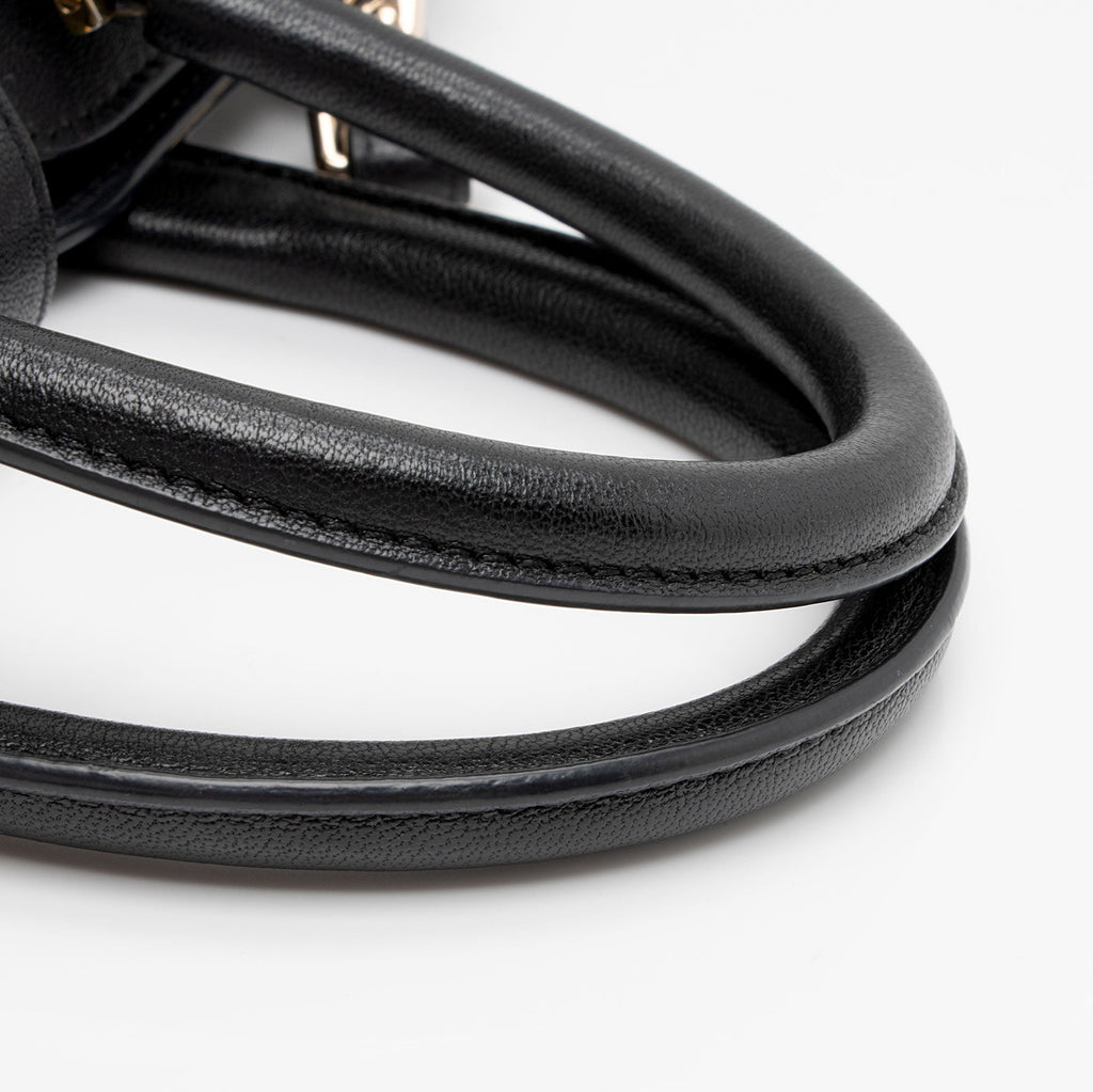 Saint Laurent Calfskin Cabas Chyc Small Tote (SHF-ntqfXK)