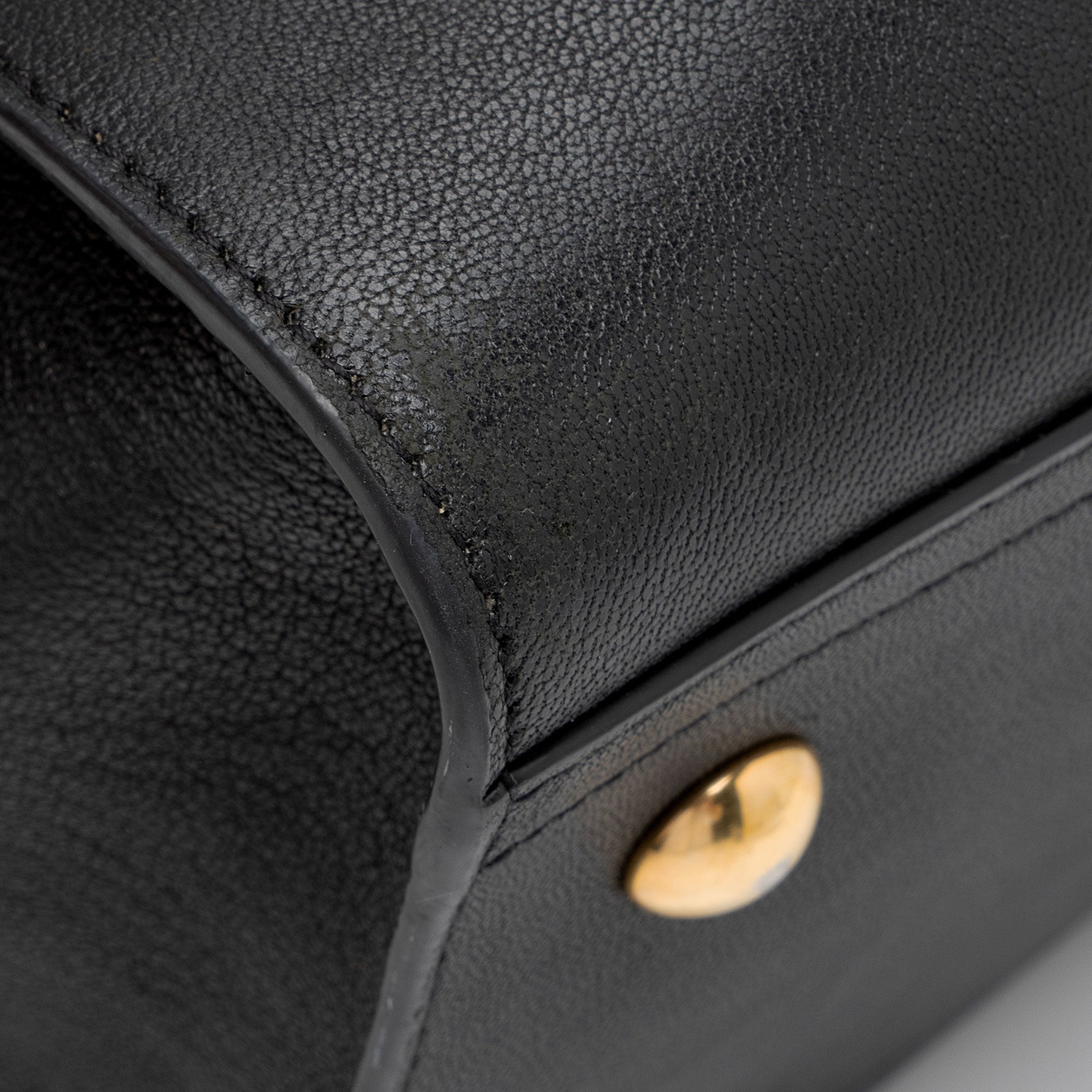 Saint Laurent Calfskin Cabas Chyc Small Tote (SHF-ntqfXK)