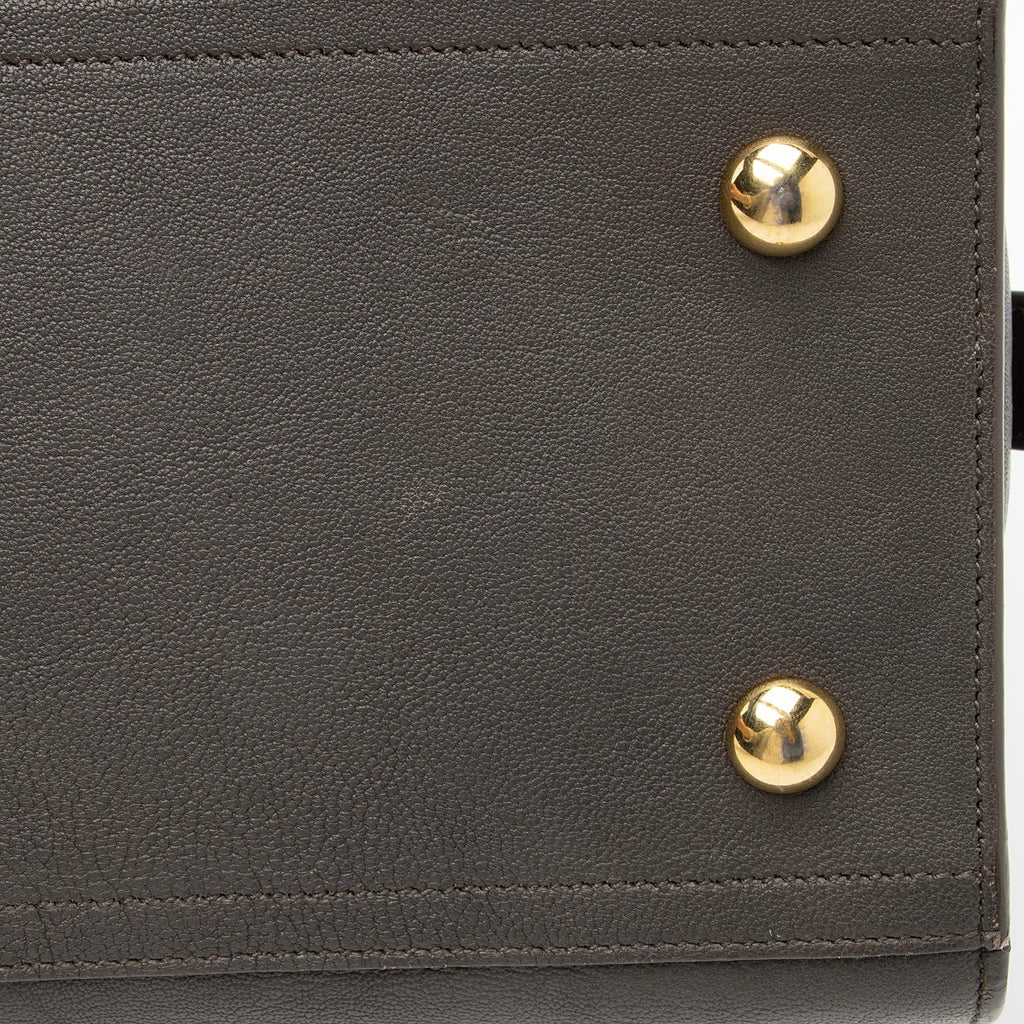 Saint Laurent Calfskin Classic Cabas Y Small Tote (SHF-23162)