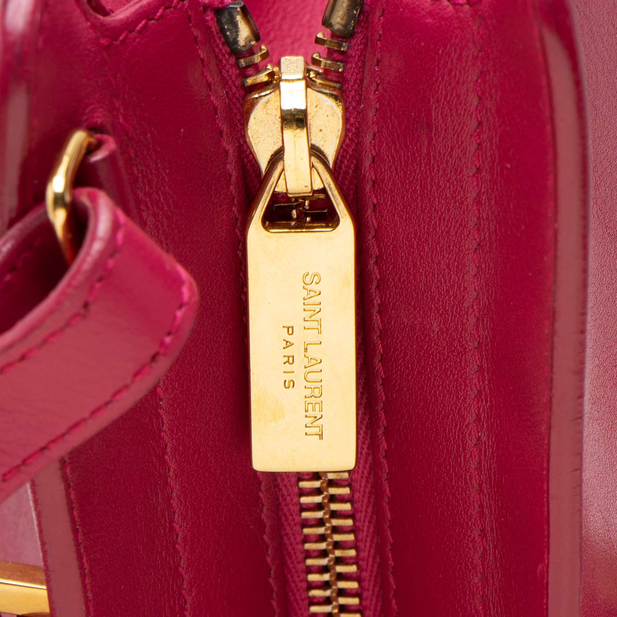 Saint Laurent Calfskin Classic Cabas Y Small Tote