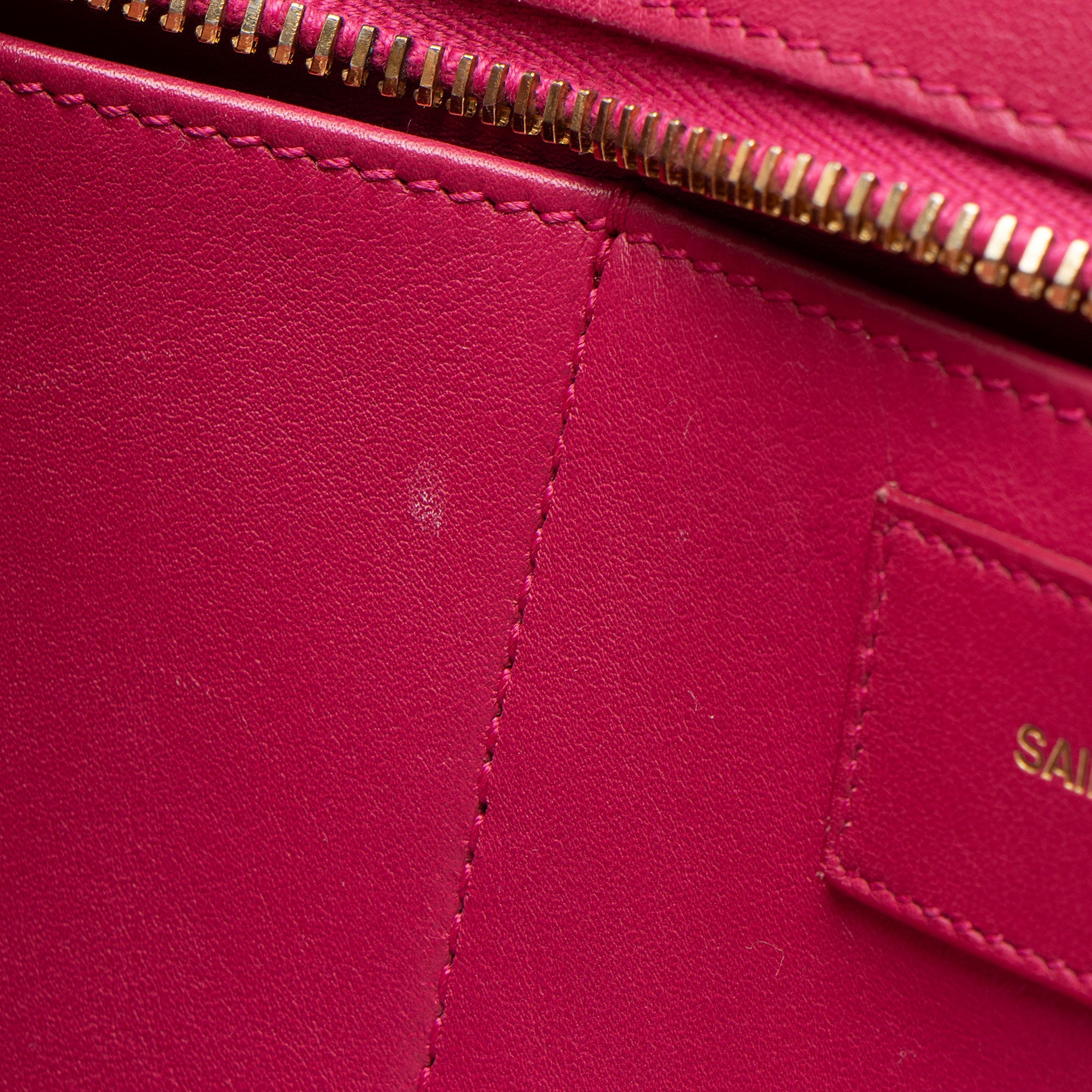 Saint Laurent Calfskin Classic Cabas Y Small Tote