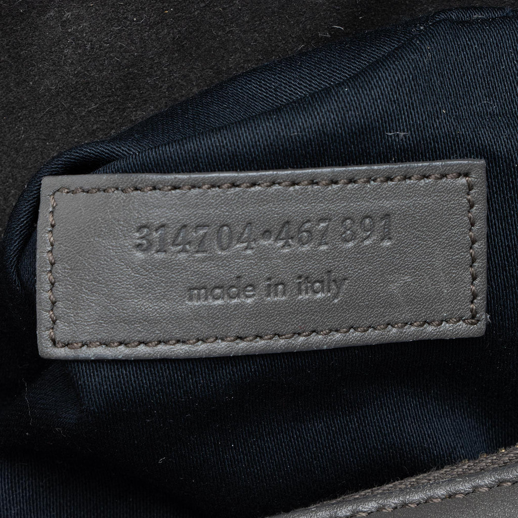 Saint Laurent Calfskin Duffle 6 Satchel (SHF-23052)