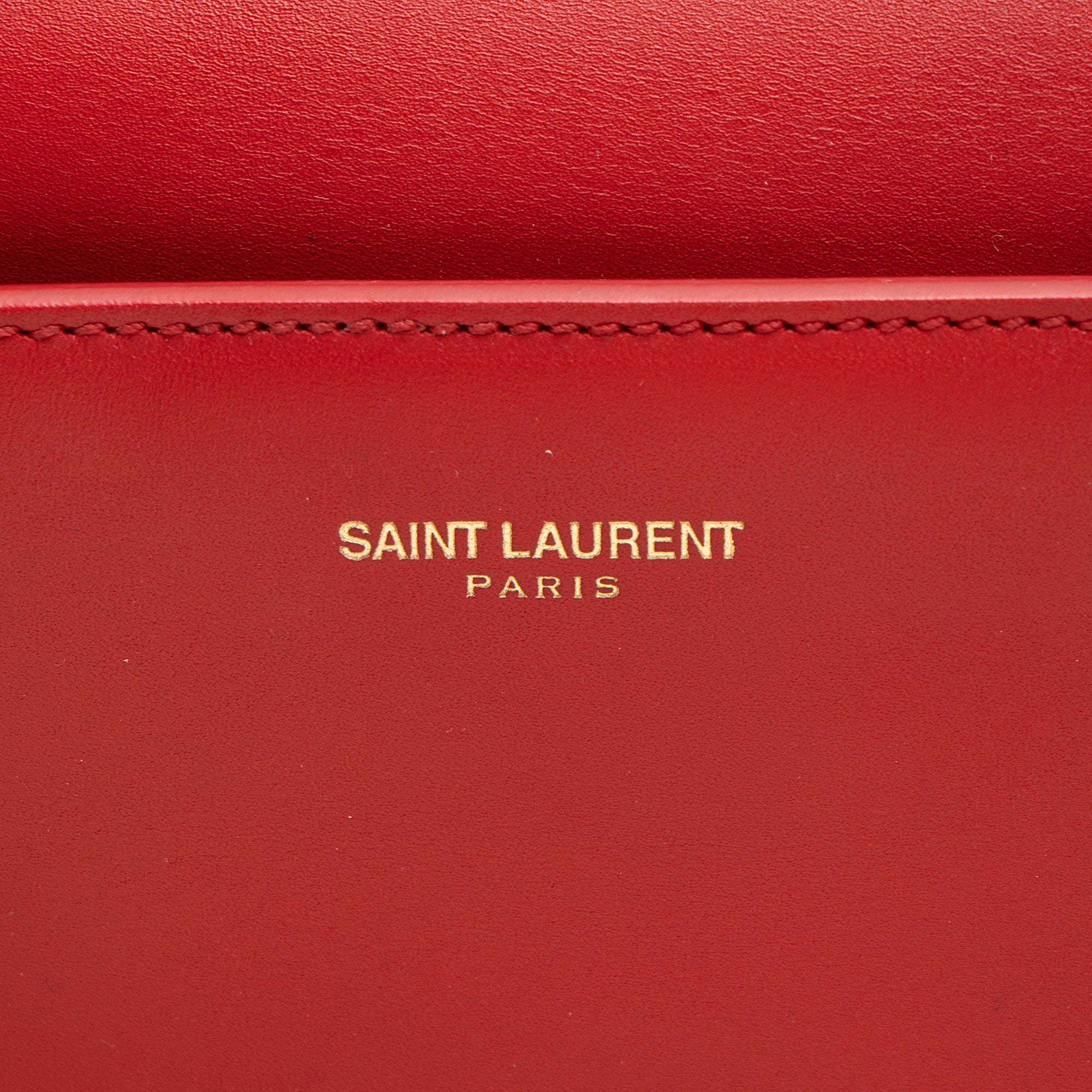 Saint Laurent Calfskin Duffle 6 Satchel