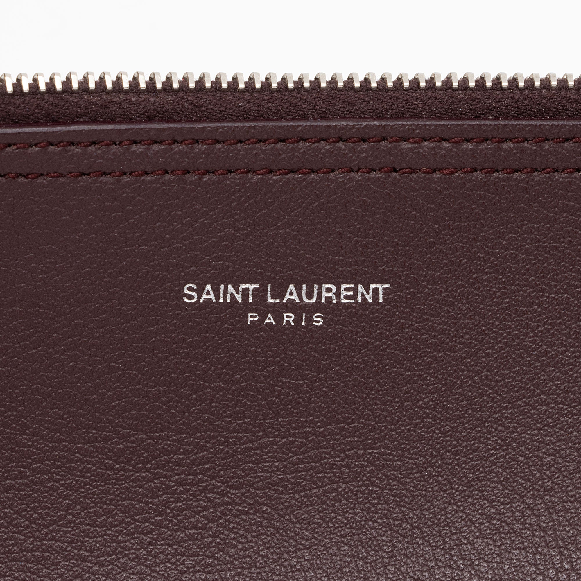 Saint Laurent Calfskin Fringe Large Shopping Tote (SHF-h6dSh9)