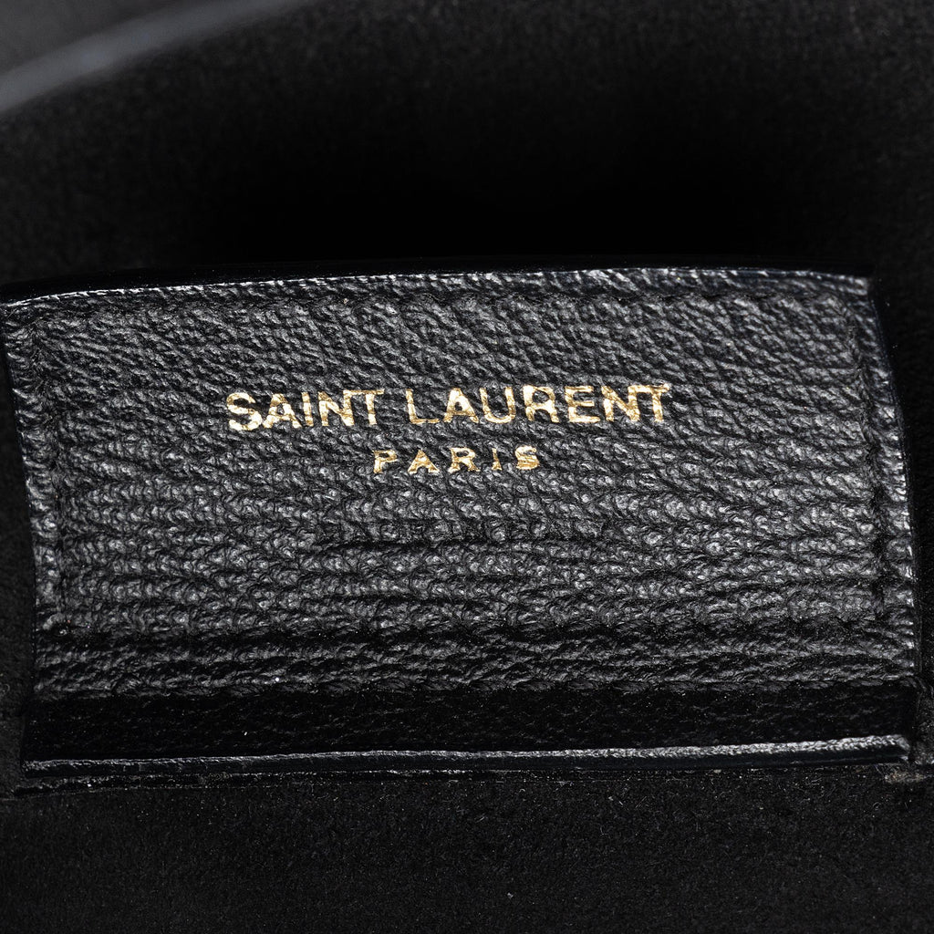 Saint Laurent Calfskin Large Shopping Tote (SHF-22494)