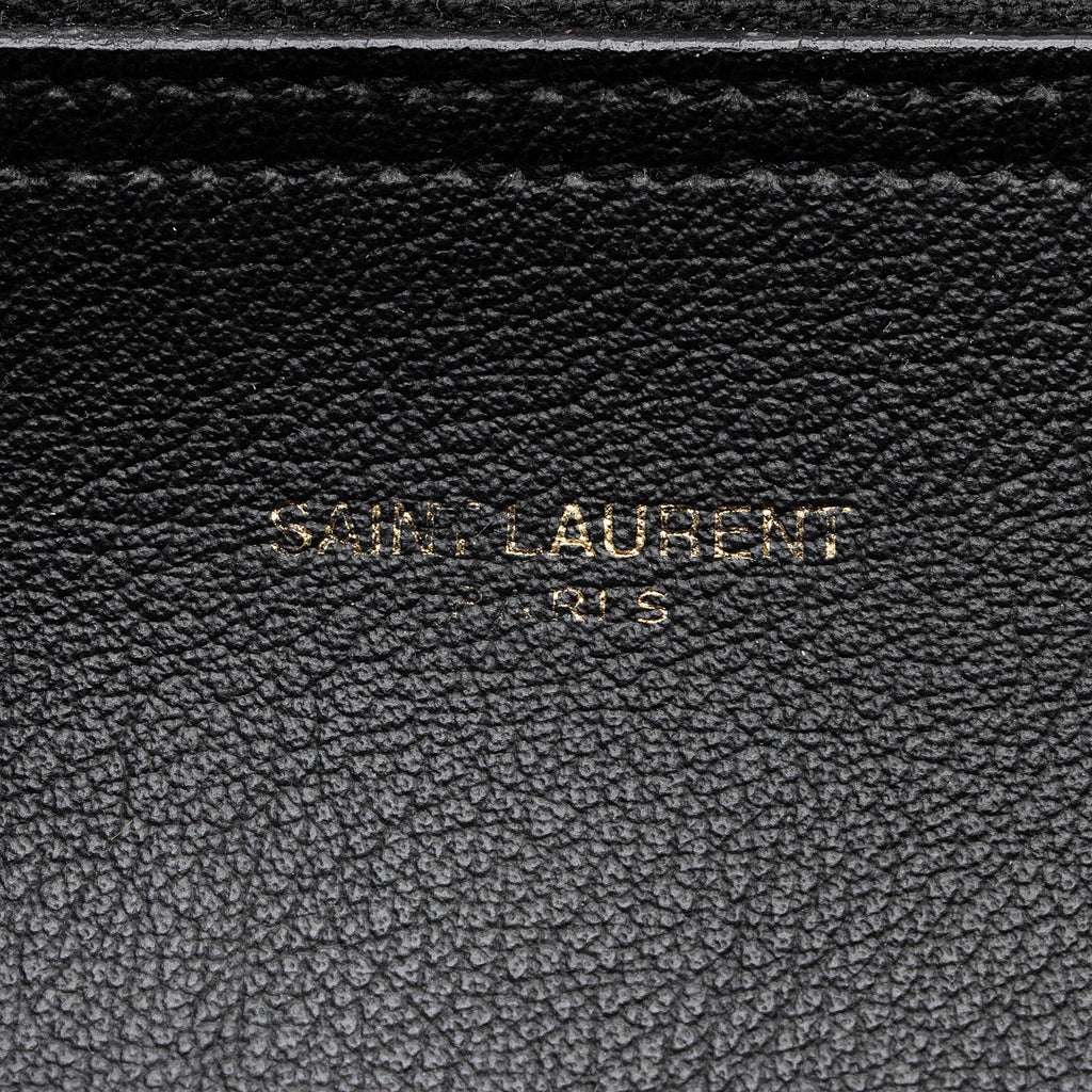 Saint Laurent Calfskin Large Shopping Tote (SHF-22494)