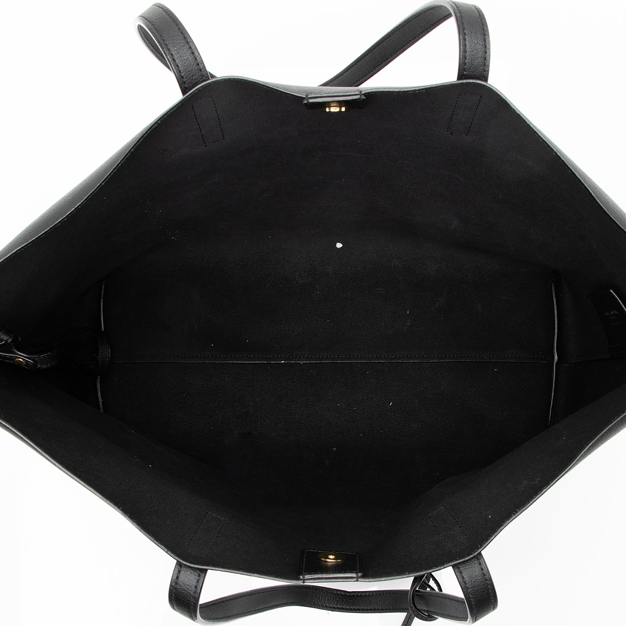 Saint Laurent Calfskin Large Shopping Tote (SHF-23053)