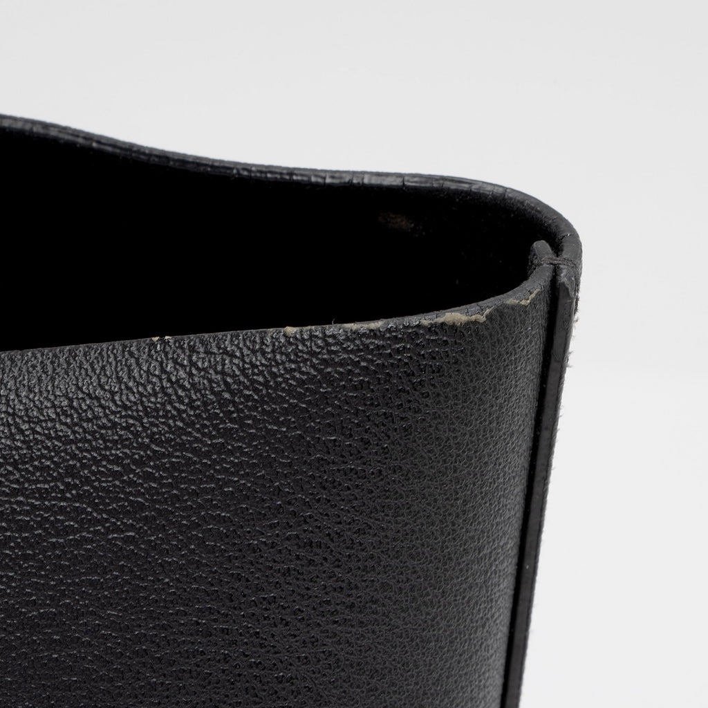 Saint Laurent Calfskin Large Shopping Tote (SHF-wdJx5S)
