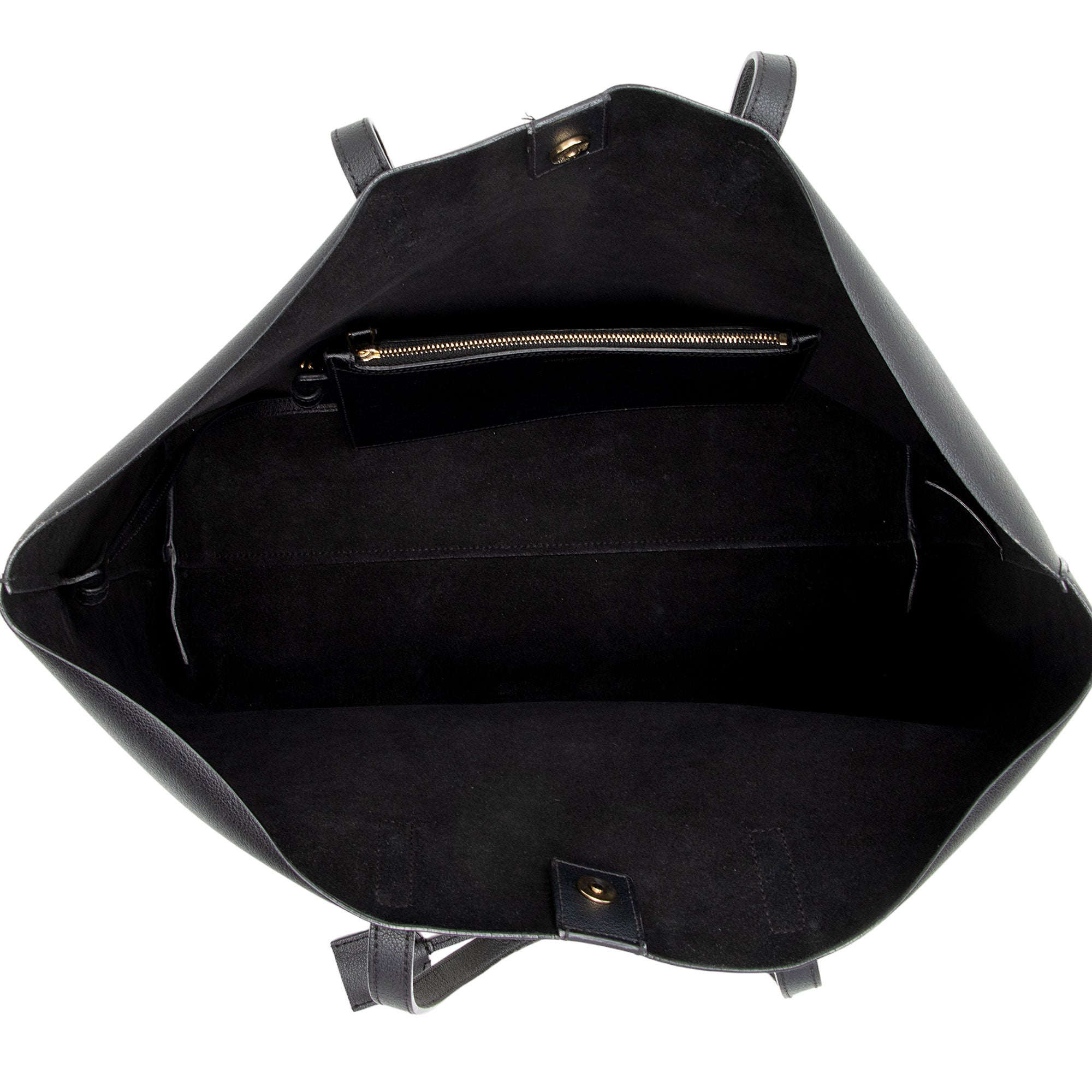 Saint Laurent Calfskin Large Shopping Tote (SHF-wdJx5S)