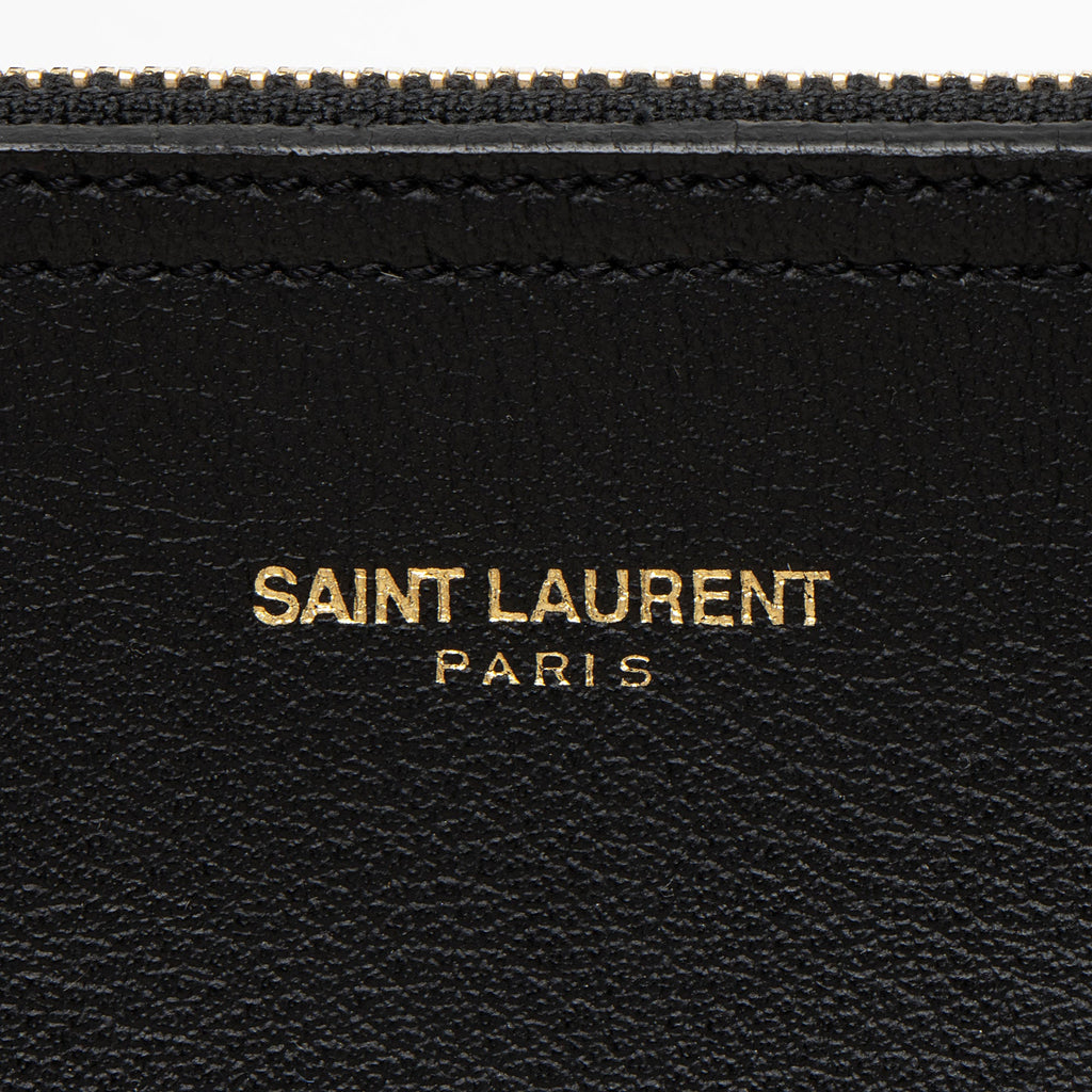 Saint Laurent Calfskin Large Shopping Tote