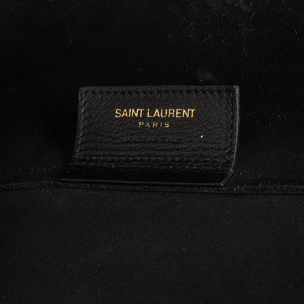 Saint Laurent Calfskin Large Shopping Tote