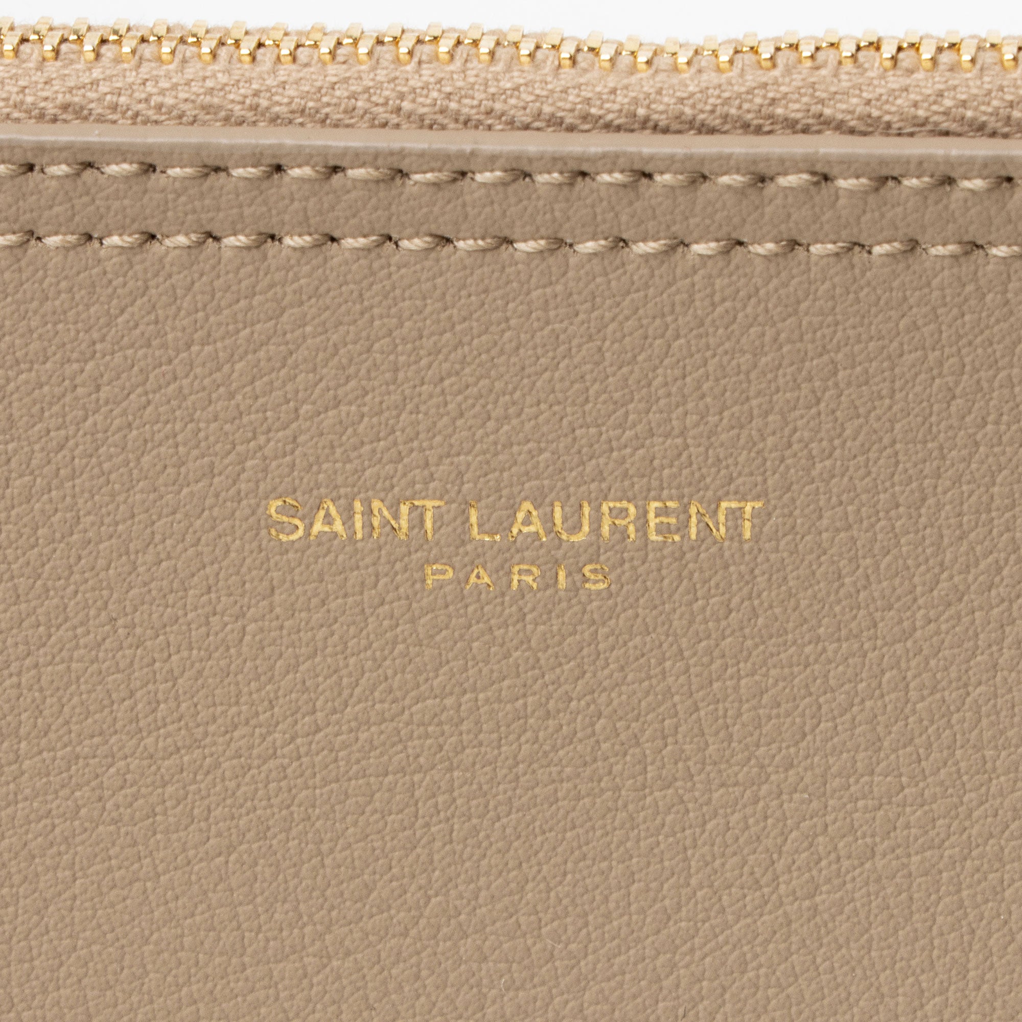 Saint Laurent Calfskin Large Shopping Tote
