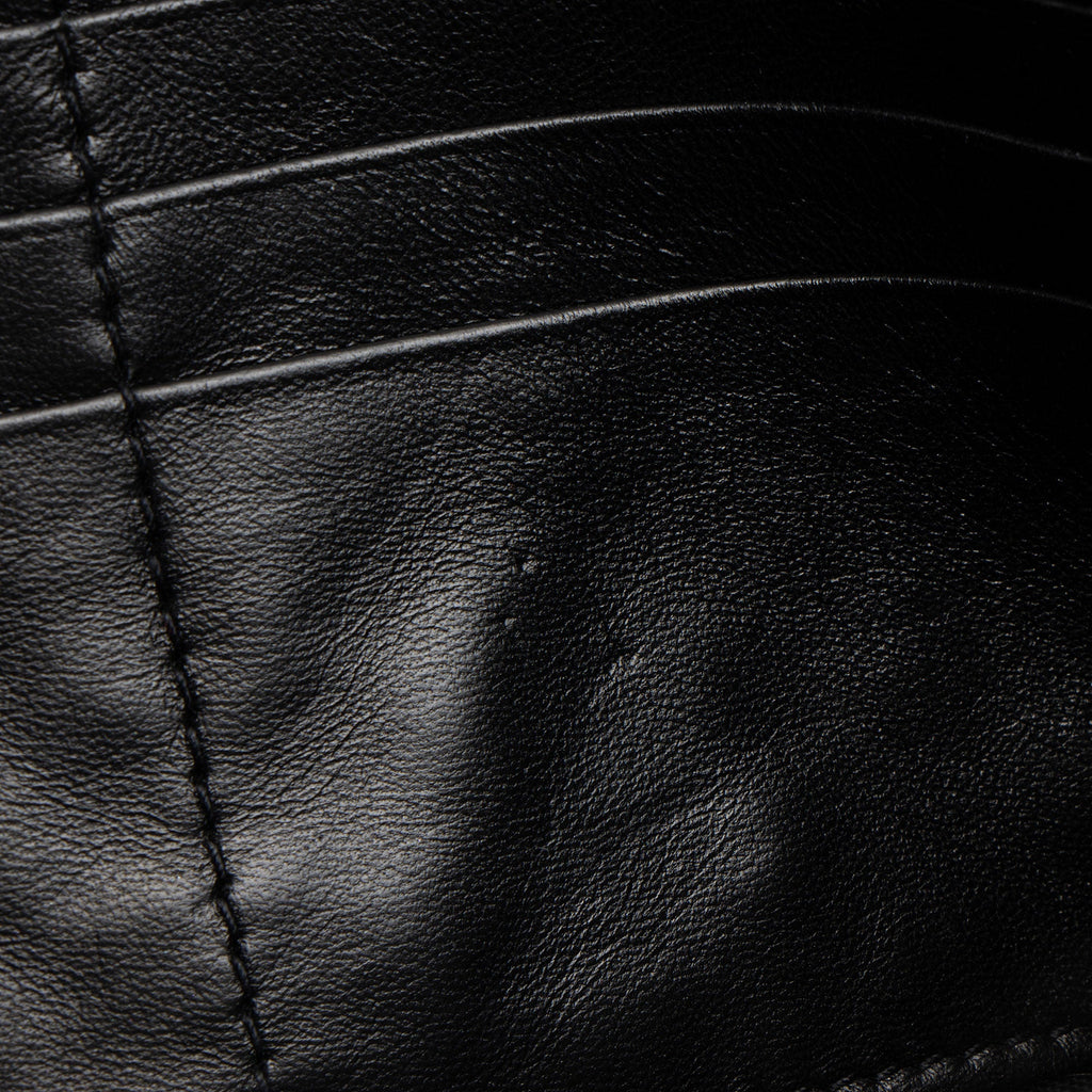 Saint Laurent Calfskin Lipstick Monogram Wallet on Chain