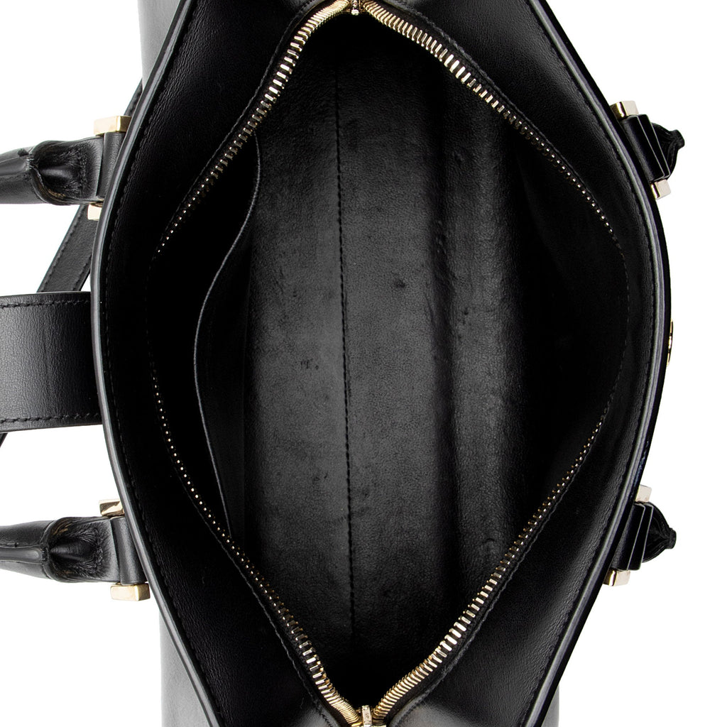 Saint Laurent Calfskin Monogram Baby Cabas Tote (SHF-Emwqyt)