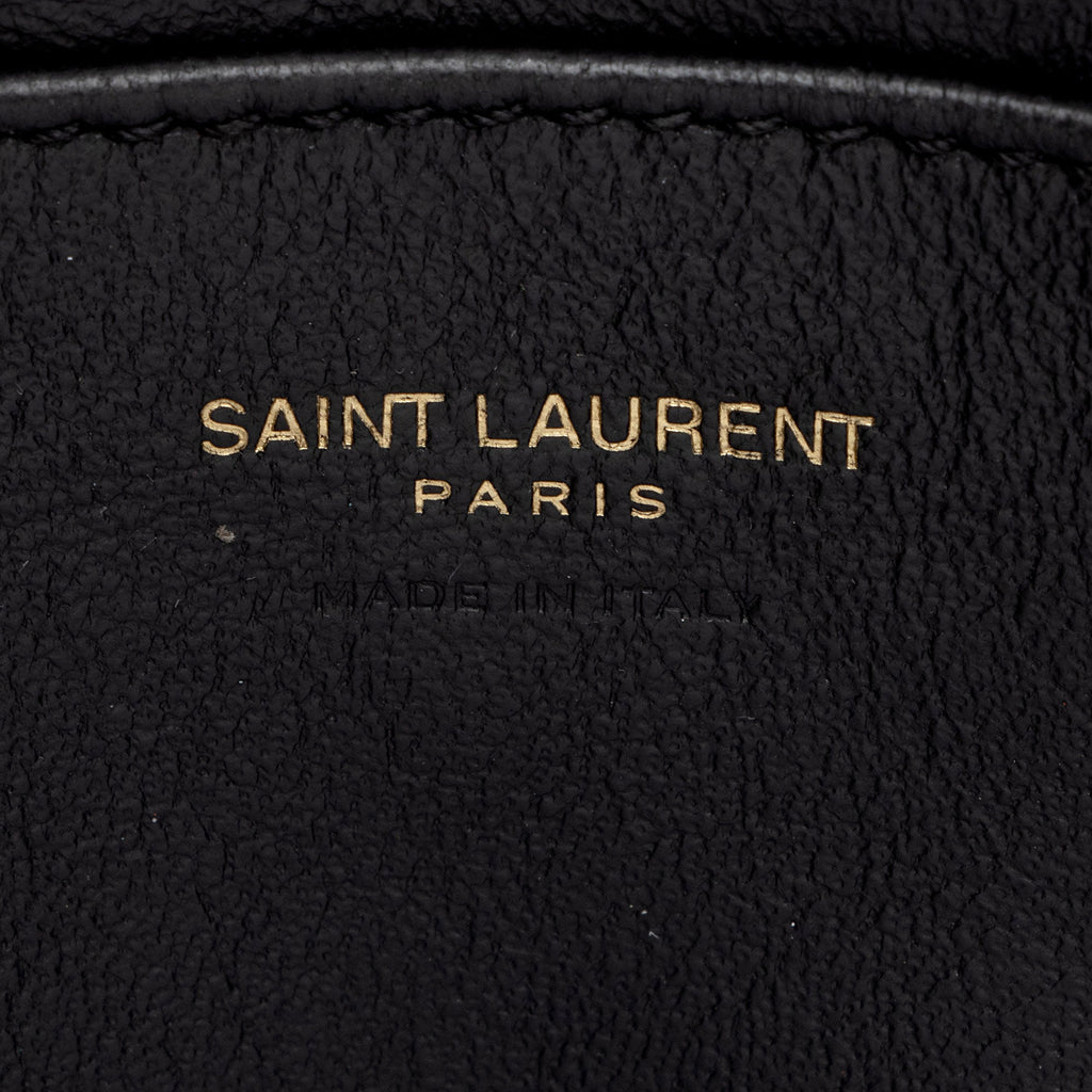 Saint Laurent Calfskin Monogram Baby Cabas Tote (SHF-Emwqyt)