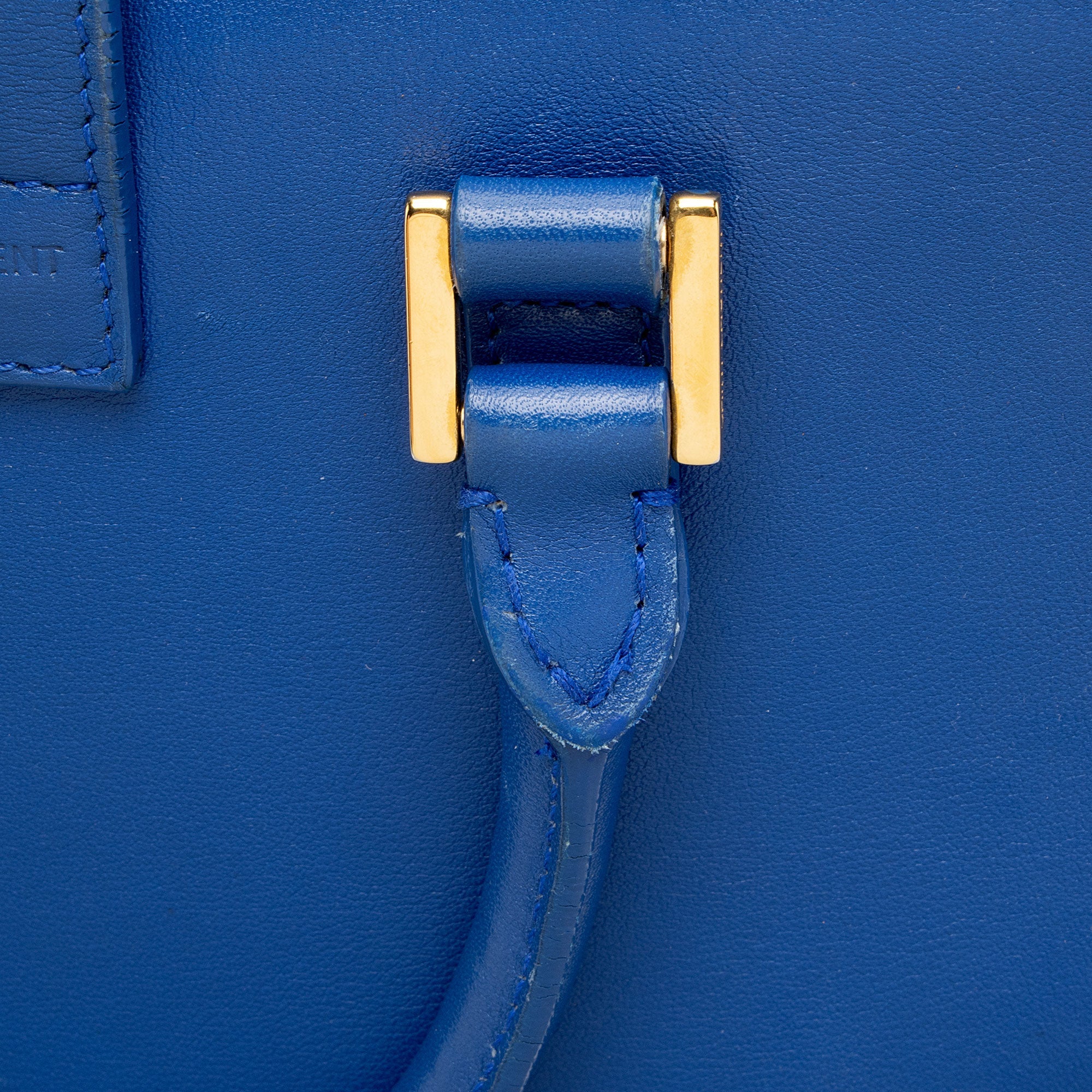 Saint Laurent Calfskin Monogram Baby Cabas Tote