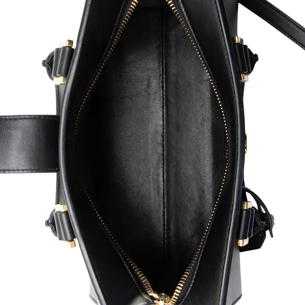 Saint Laurent Calfskin Monogram Baby Cabas Tote